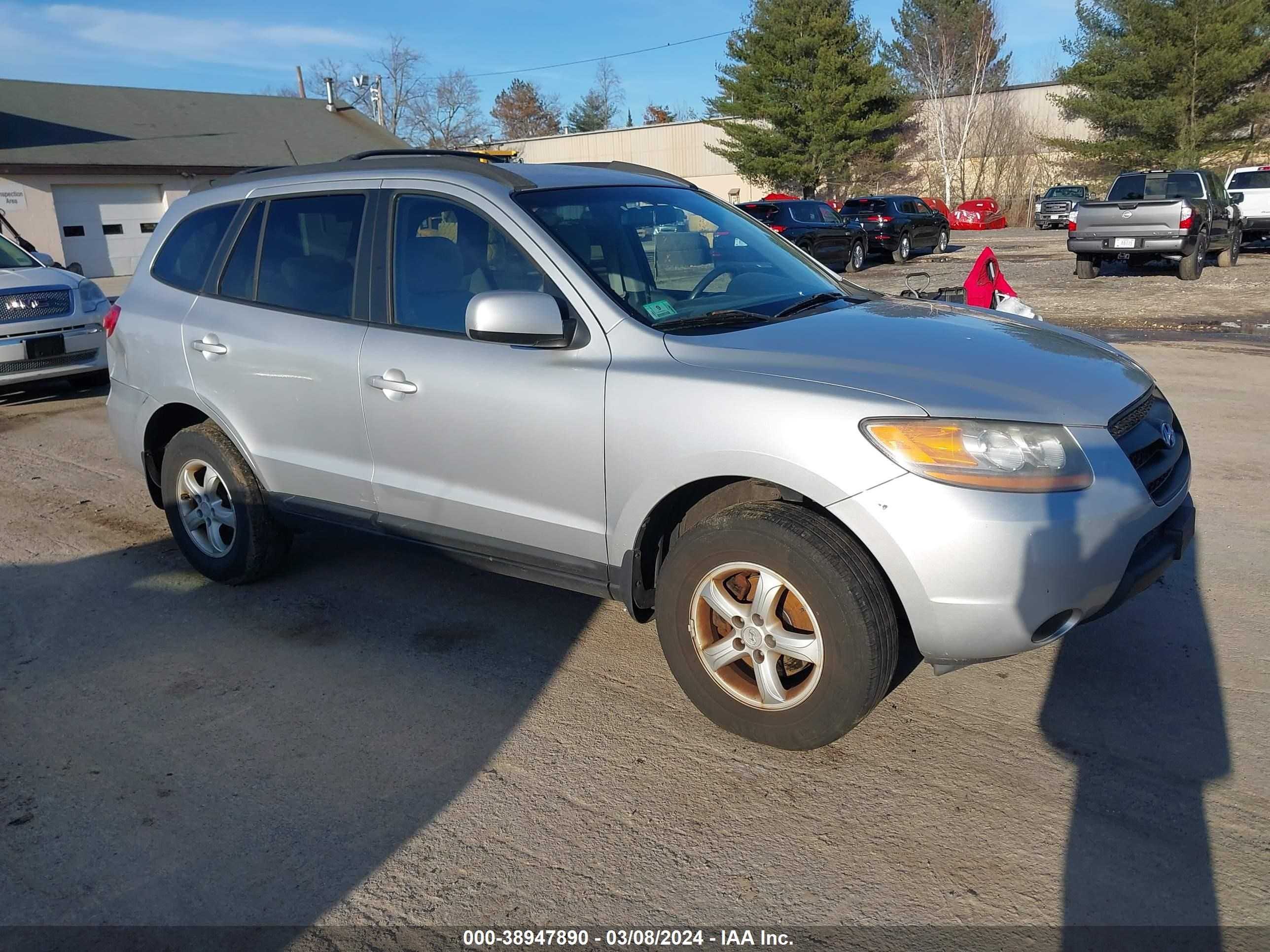 HYUNDAI SANTA FE 2008 5nmsg73d78h188085