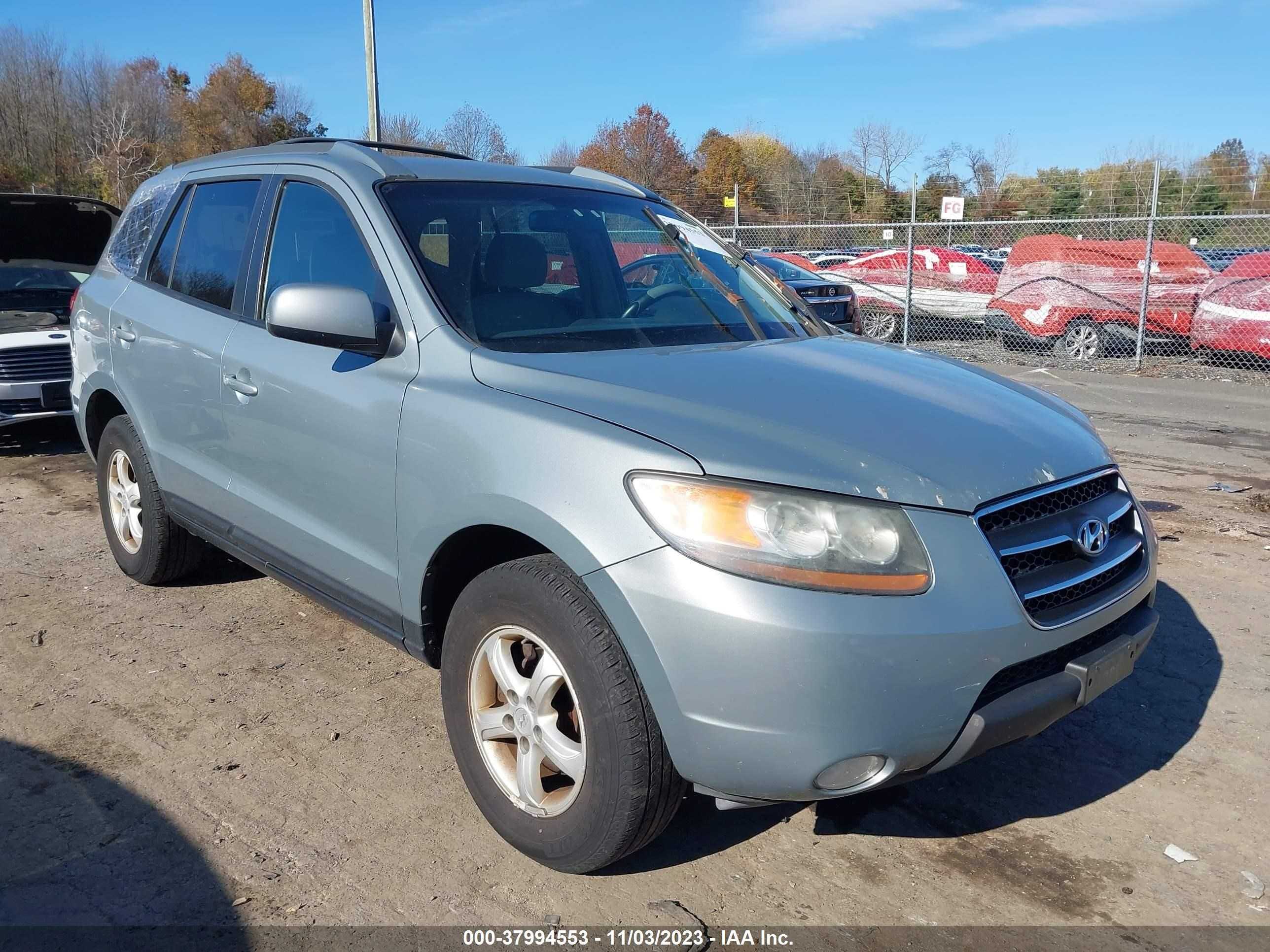 HYUNDAI SANTA FE 2007 5nmsg73d87h043605