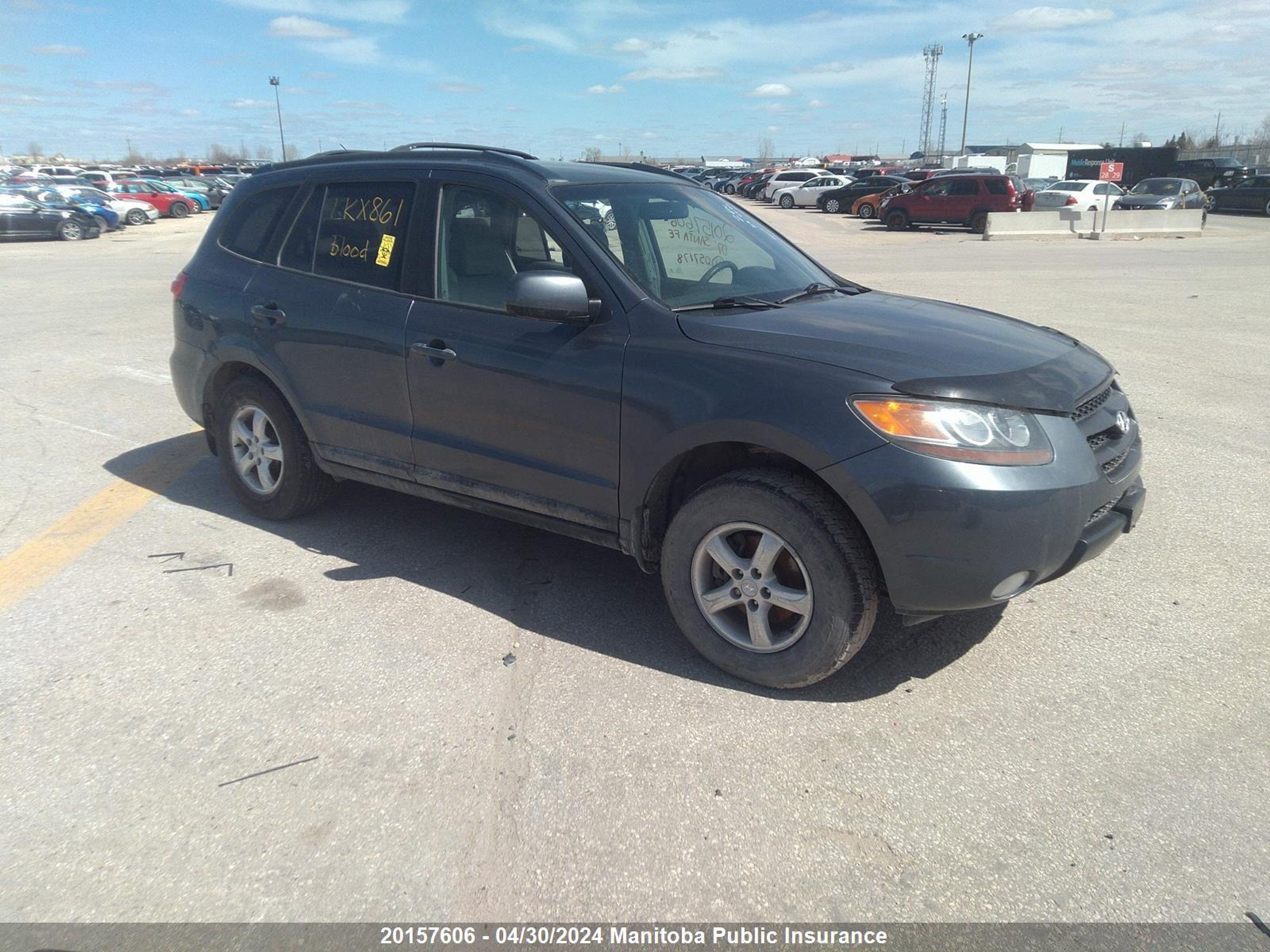 HYUNDAI SANTA FE 2007 5nmsg73e77h057178