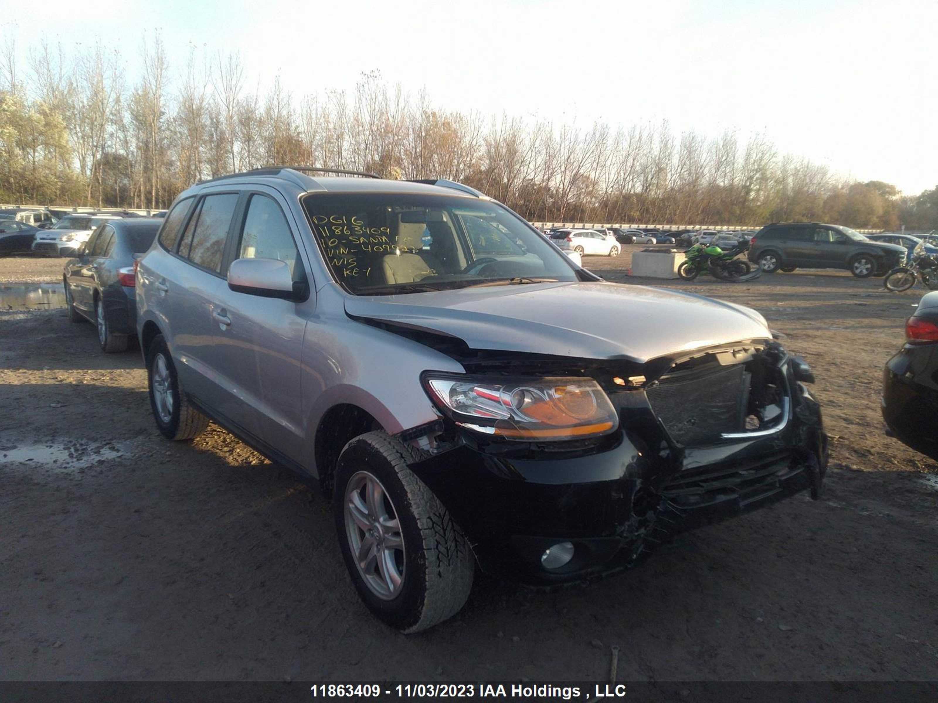 HYUNDAI SANTA FE 2010 5nmsgdag8ah409923