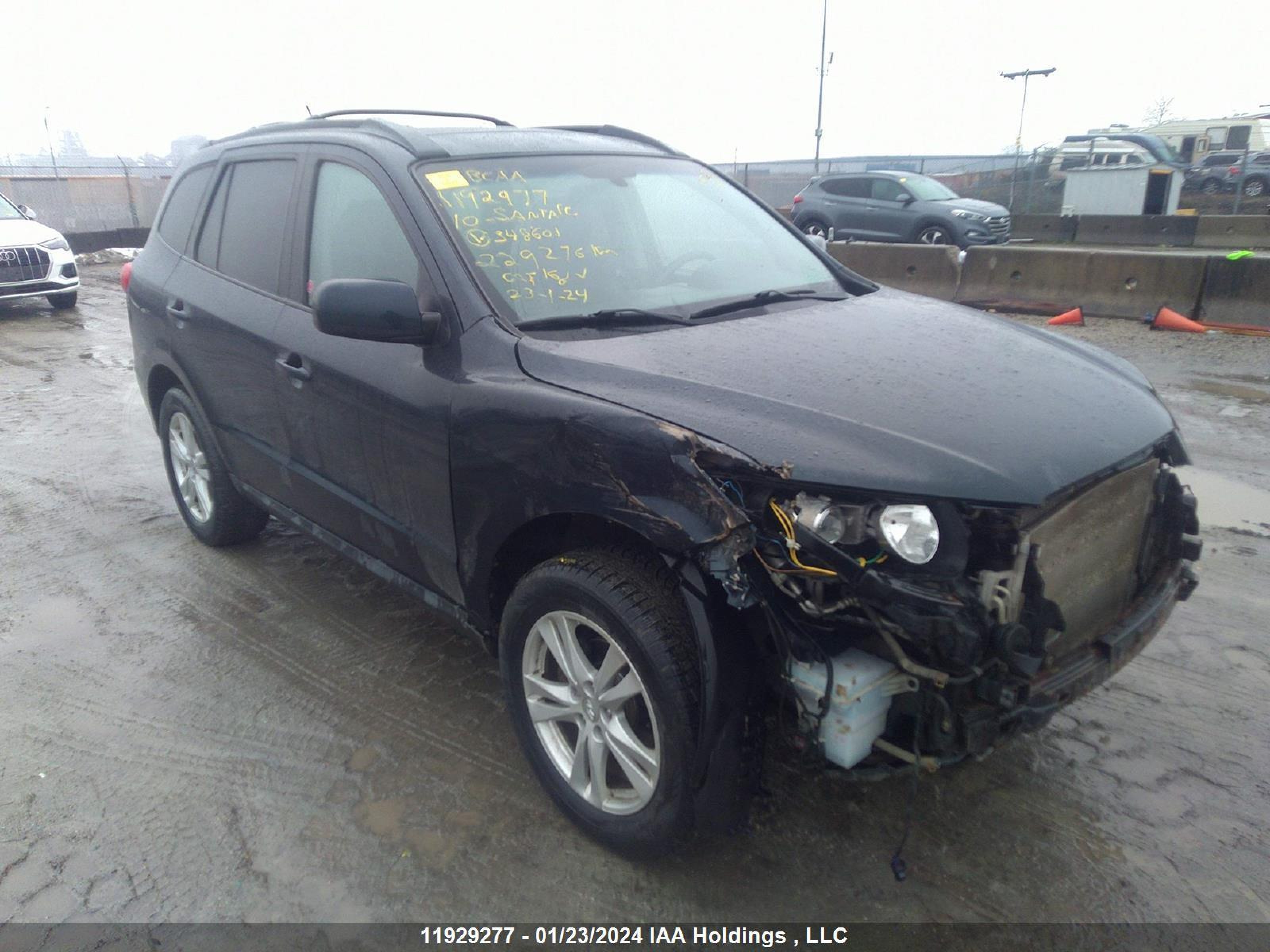 HYUNDAI SANTA FE 2010 5nmsgdag9ah348601