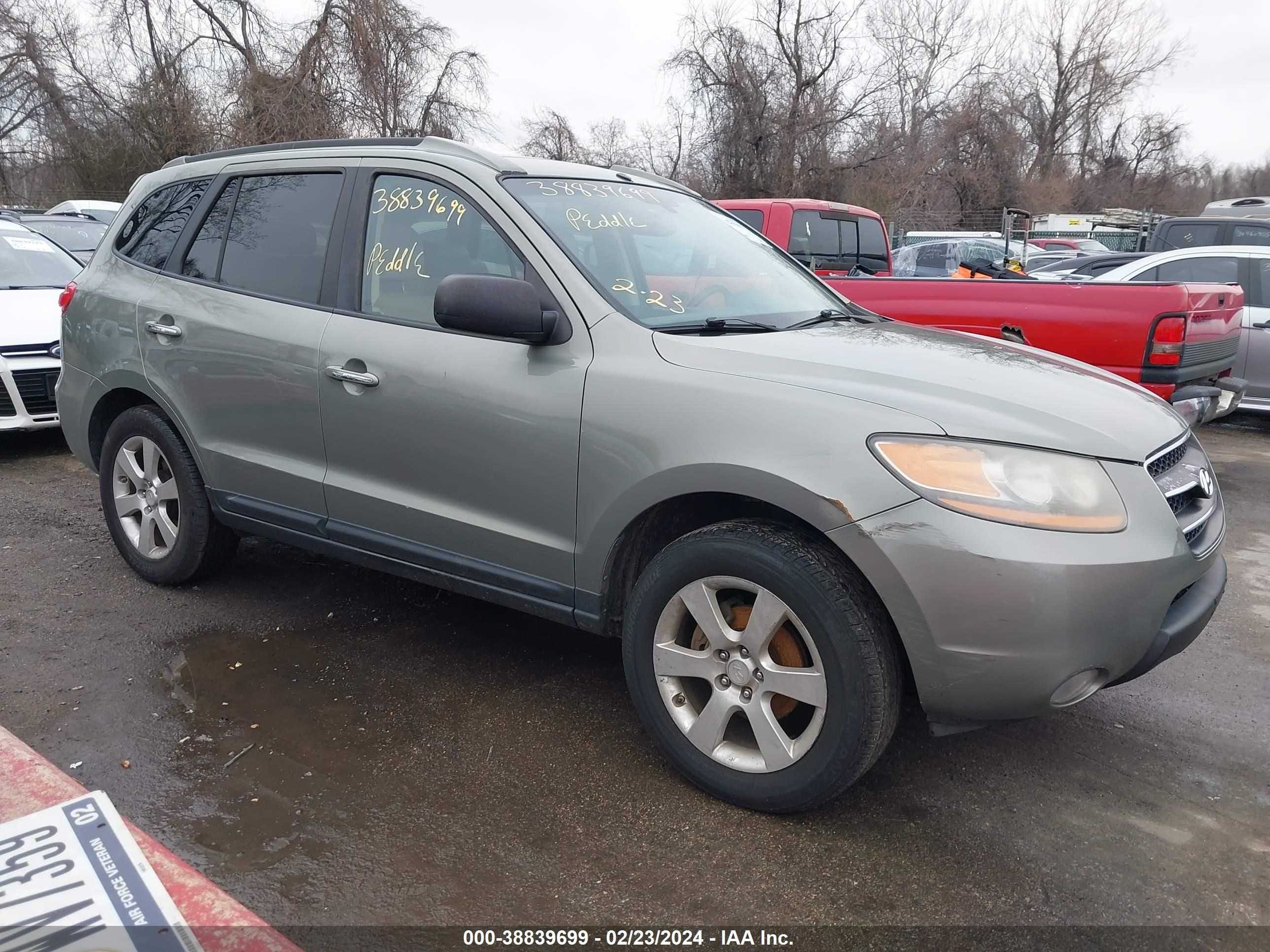 HYUNDAI SANTA FE 2008 5nmsh13e28h145700