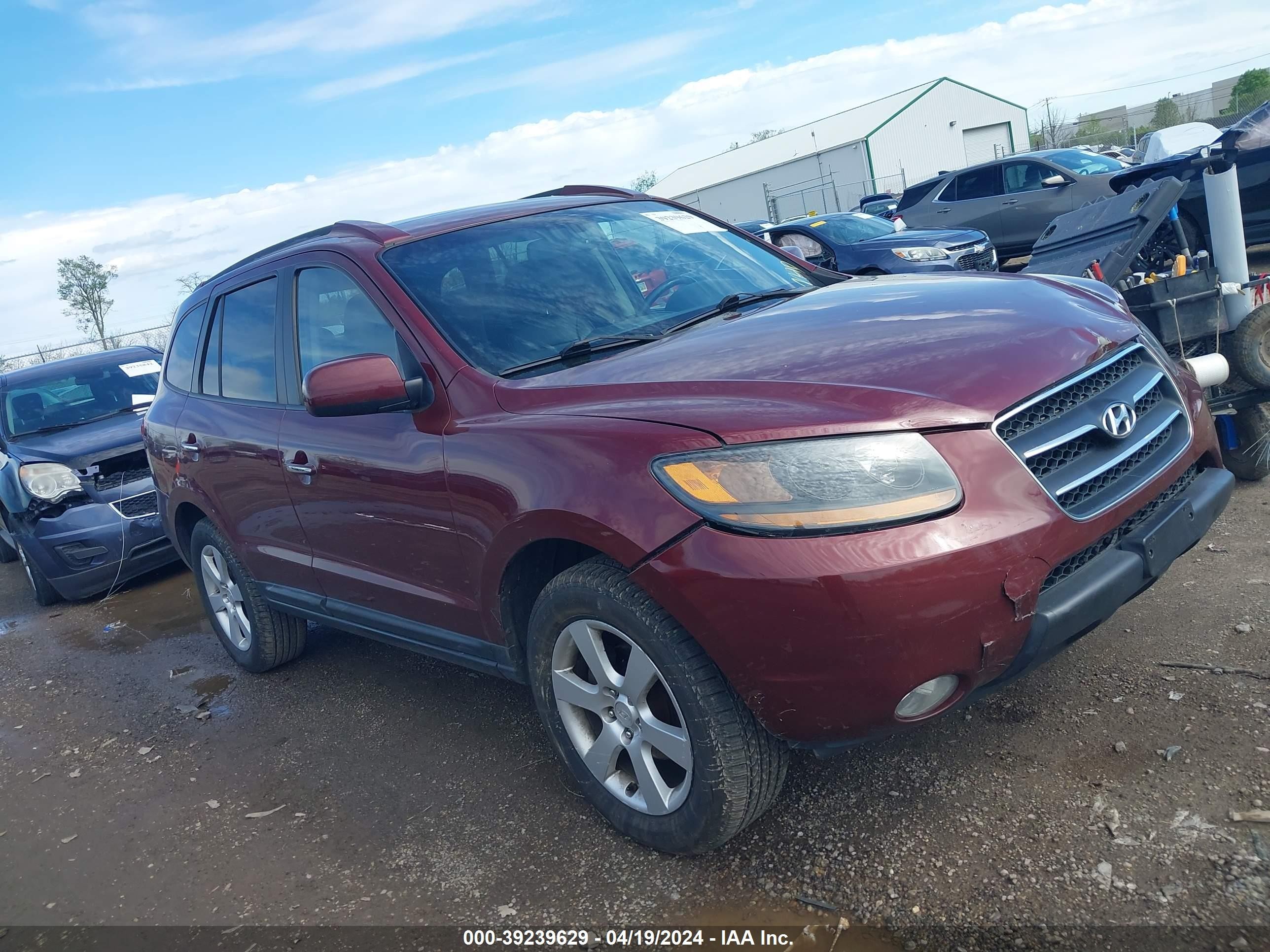 HYUNDAI SANTA FE 2008 5nmsh13e28h186845