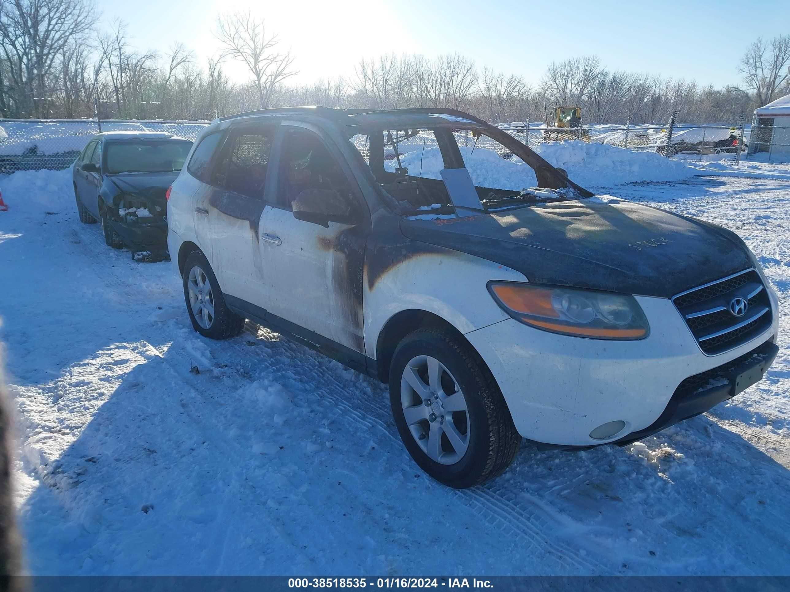 HYUNDAI SANTA FE 2008 5nmsh13e38h218492