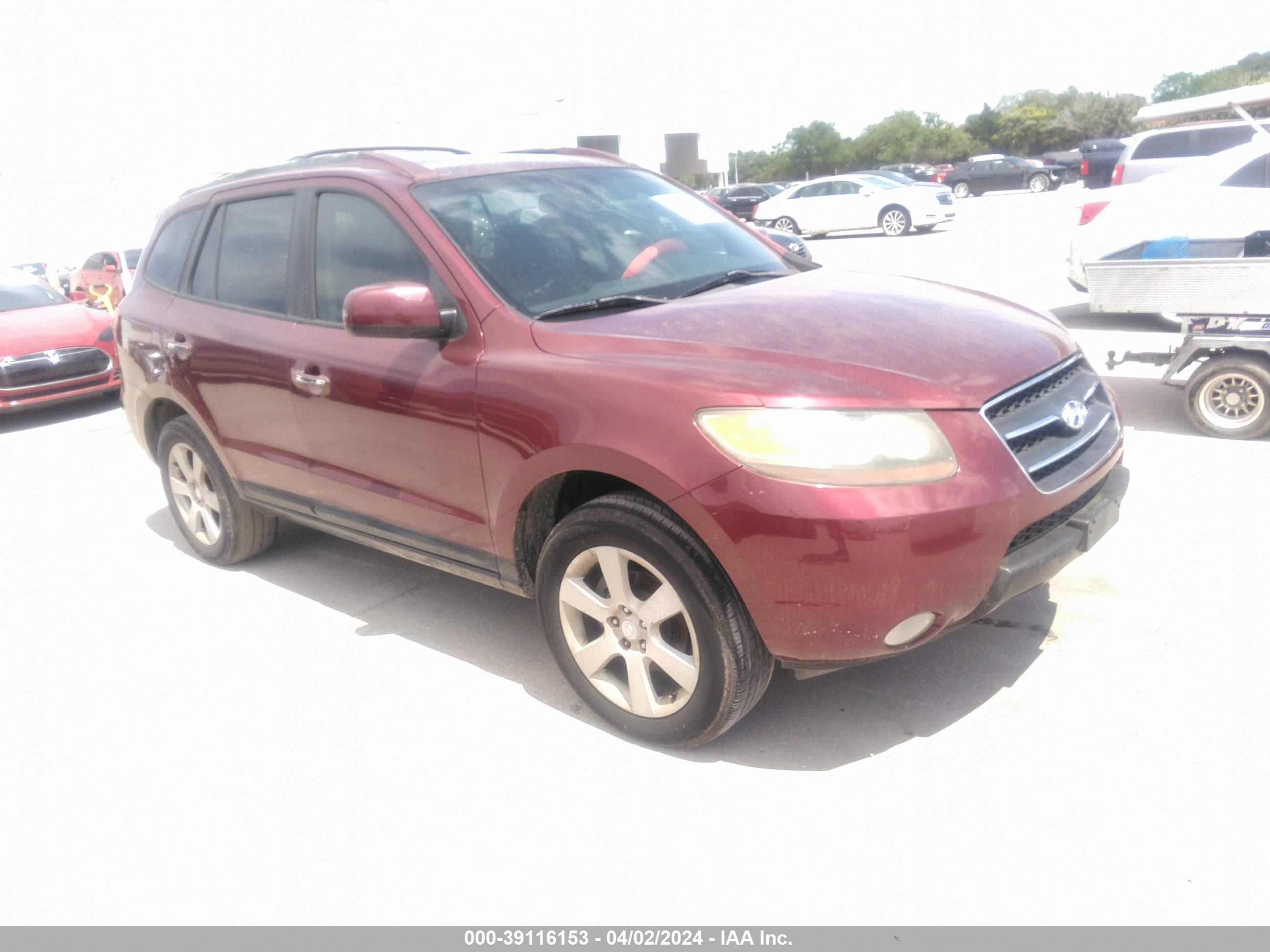 HYUNDAI SANTA FE 2007 5nmsh13e47h019806