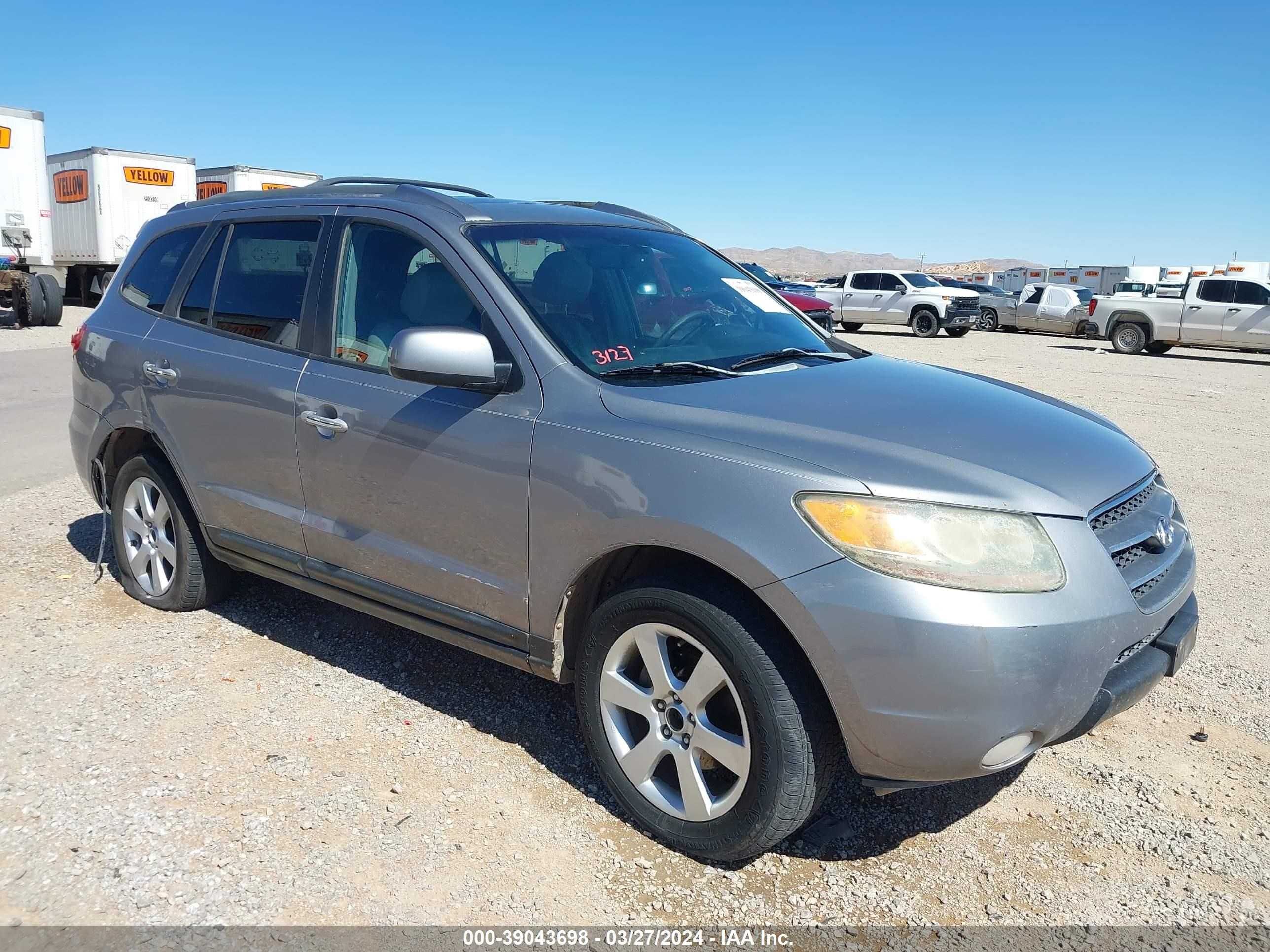 HYUNDAI SANTA FE 2007 5nmsh13e47h124510