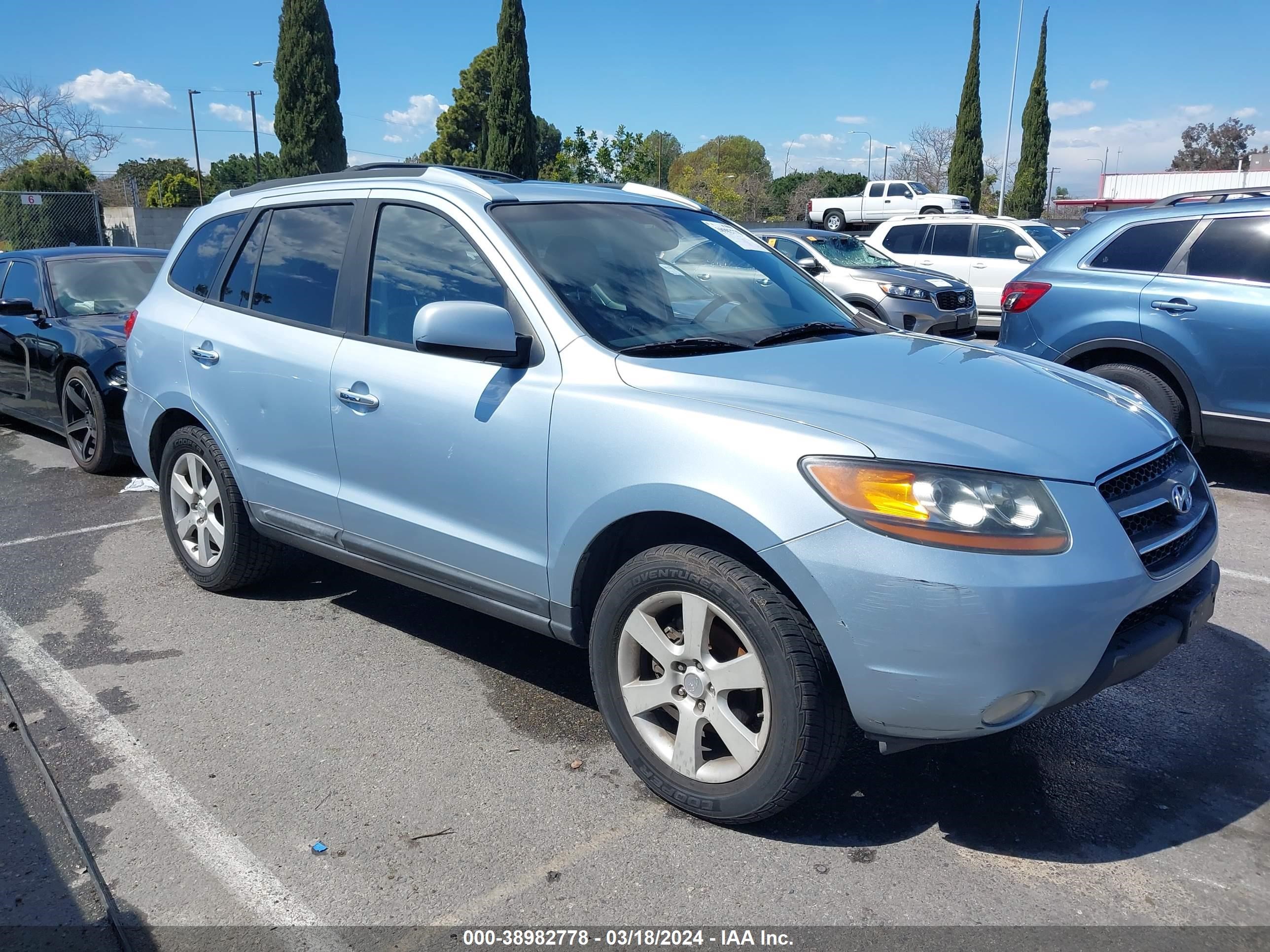 HYUNDAI SANTA FE 2008 5nmsh13e48h133614