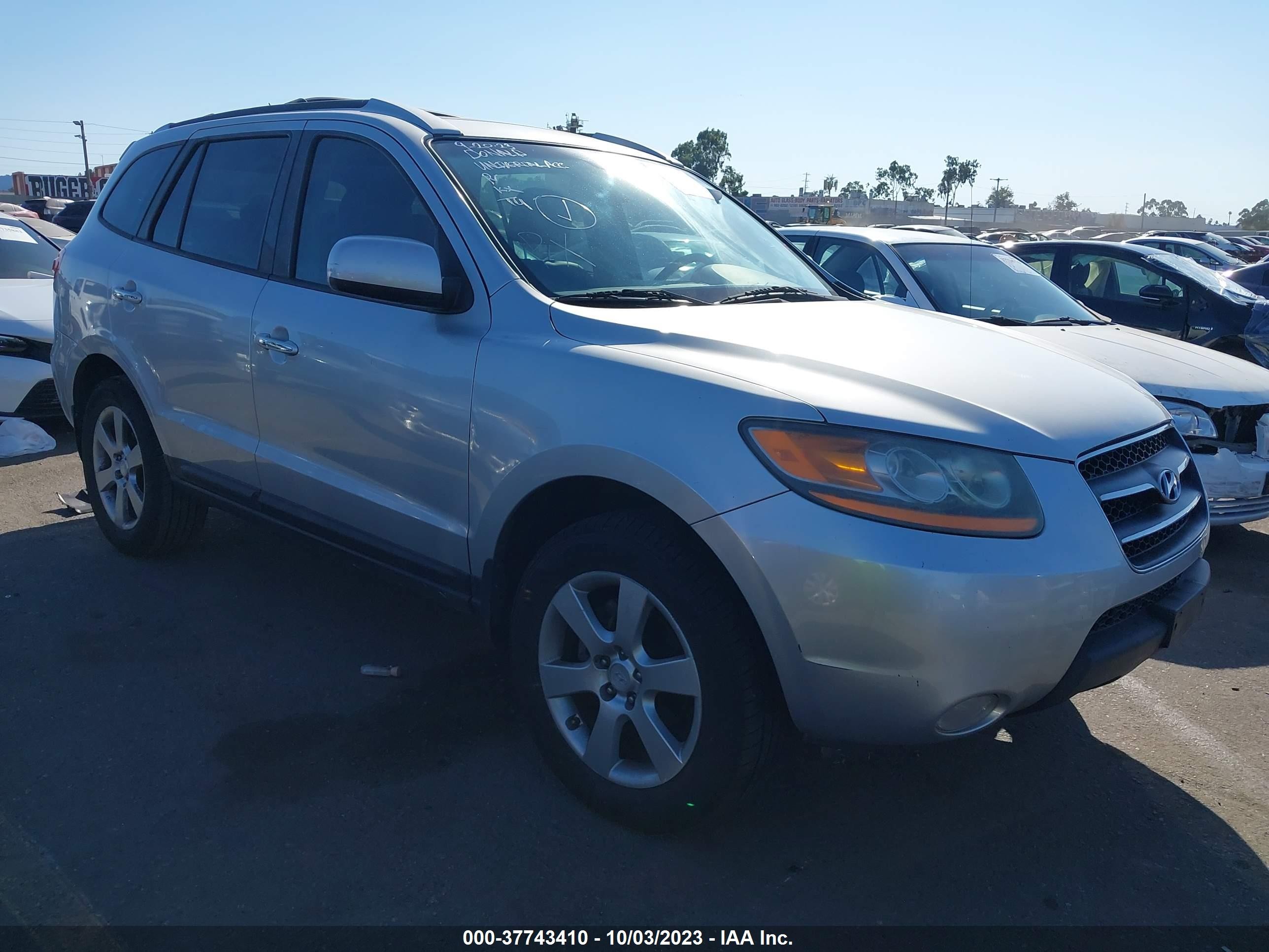 HYUNDAI SANTA FE 2008 5nmsh13e58h219322