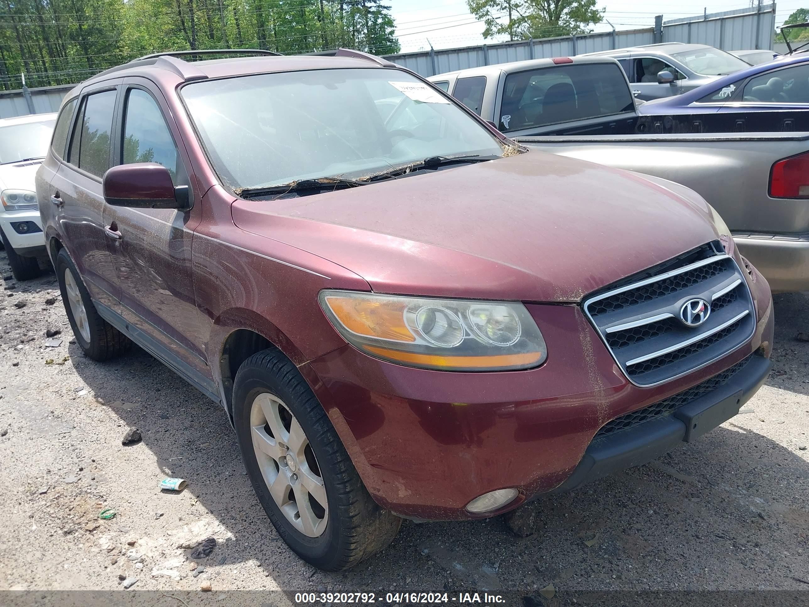 HYUNDAI SANTA FE 2009 5nmsh13e69h306888