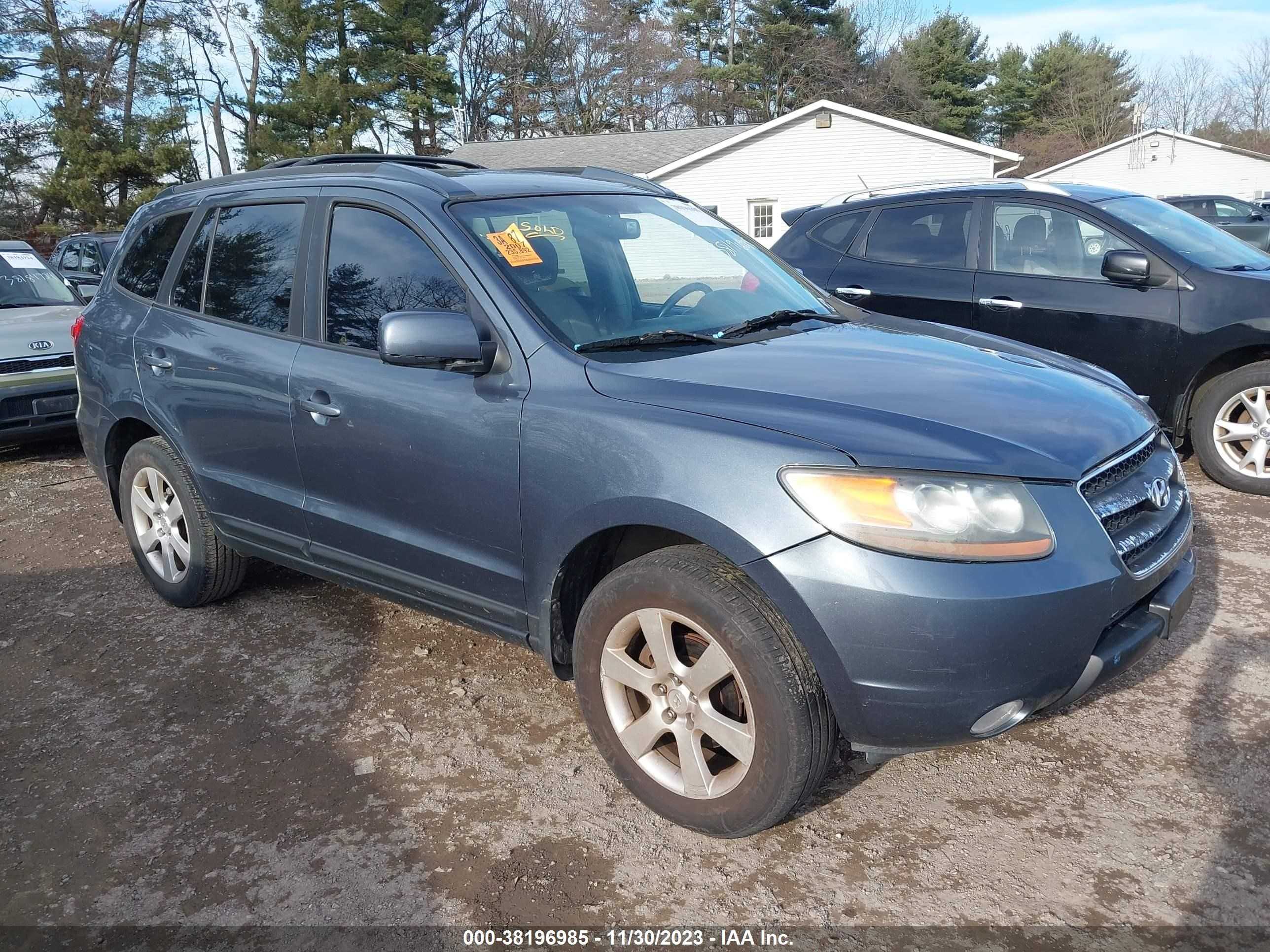 HYUNDAI SANTA FE 2007 5nmsh13e77h069602