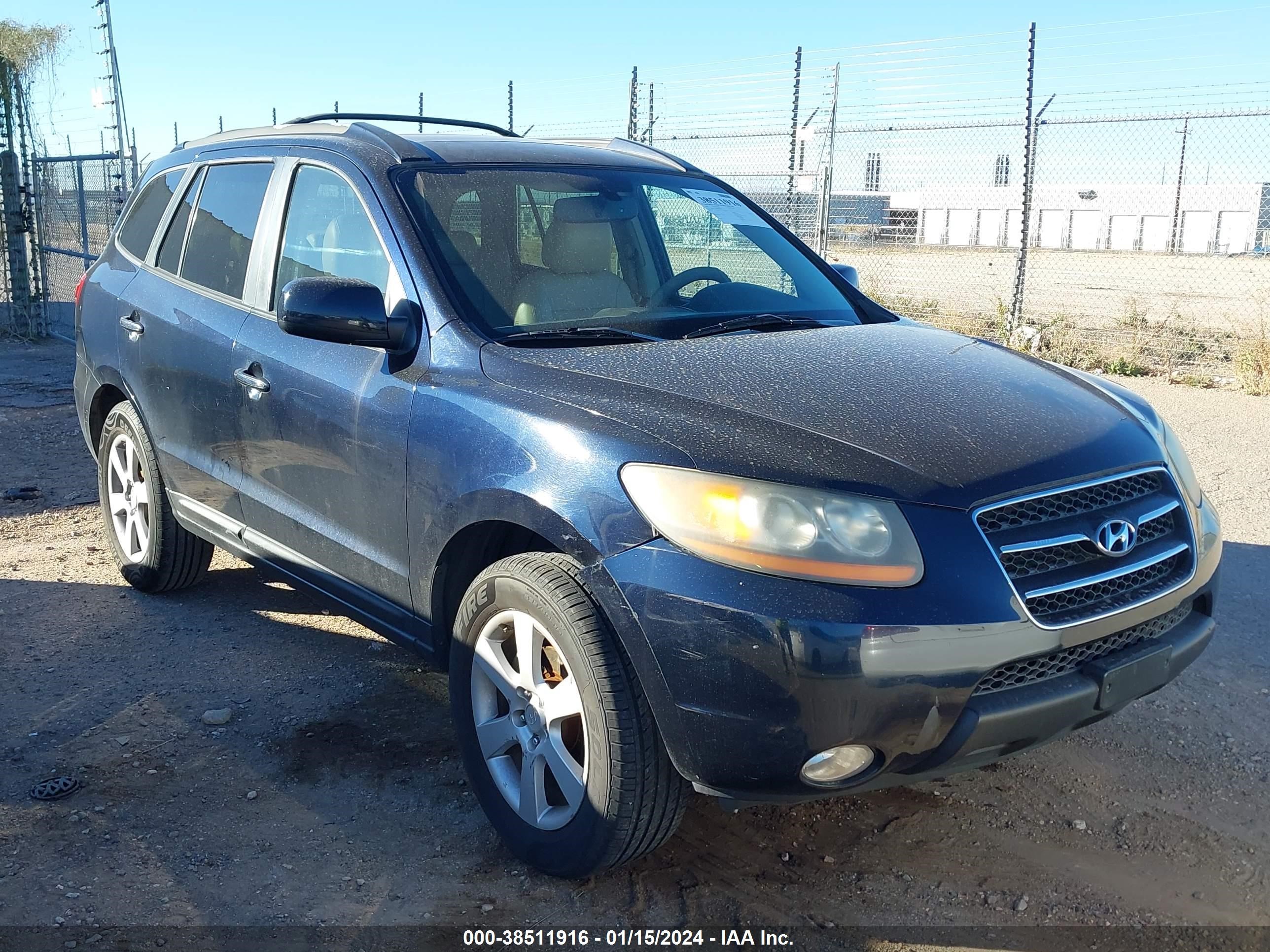 HYUNDAI SANTA FE 2008 5nmsh13e78h226224