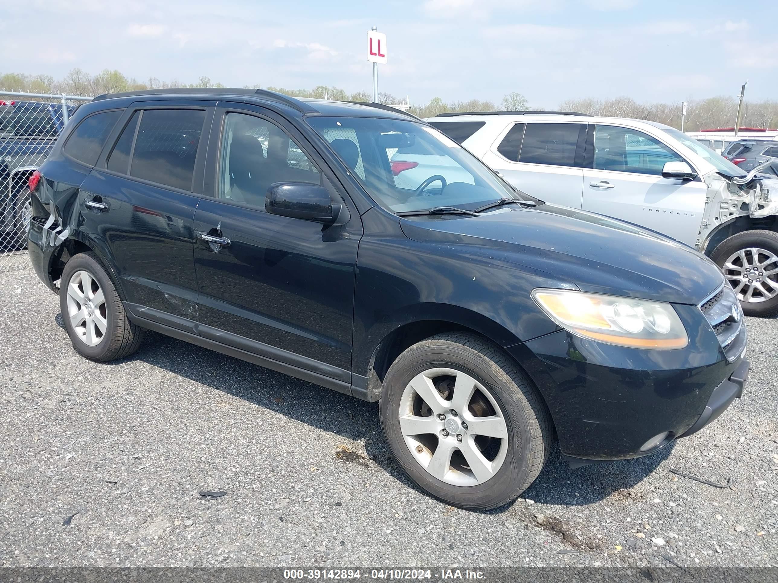 HYUNDAI SANTA FE 2008 5nmsh13ex8h135349