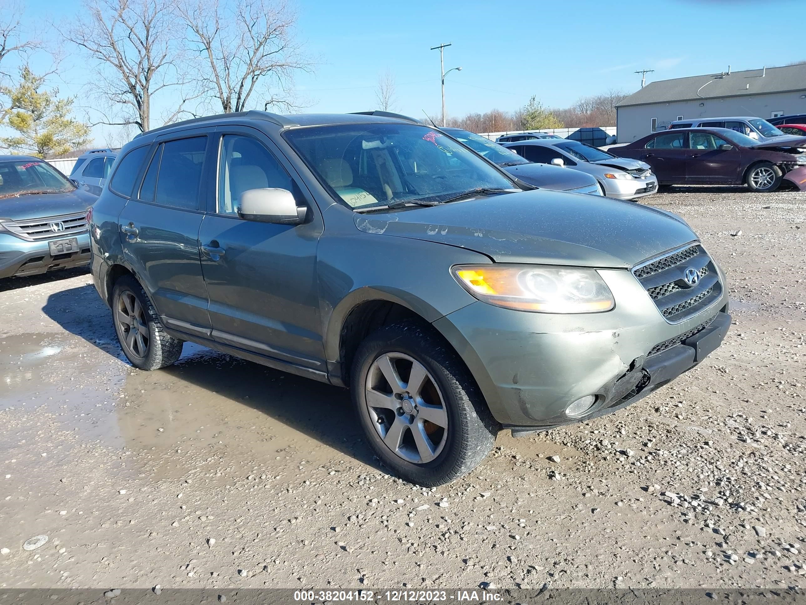 HYUNDAI SANTA FE 2008 5nmsh13ex8h173535