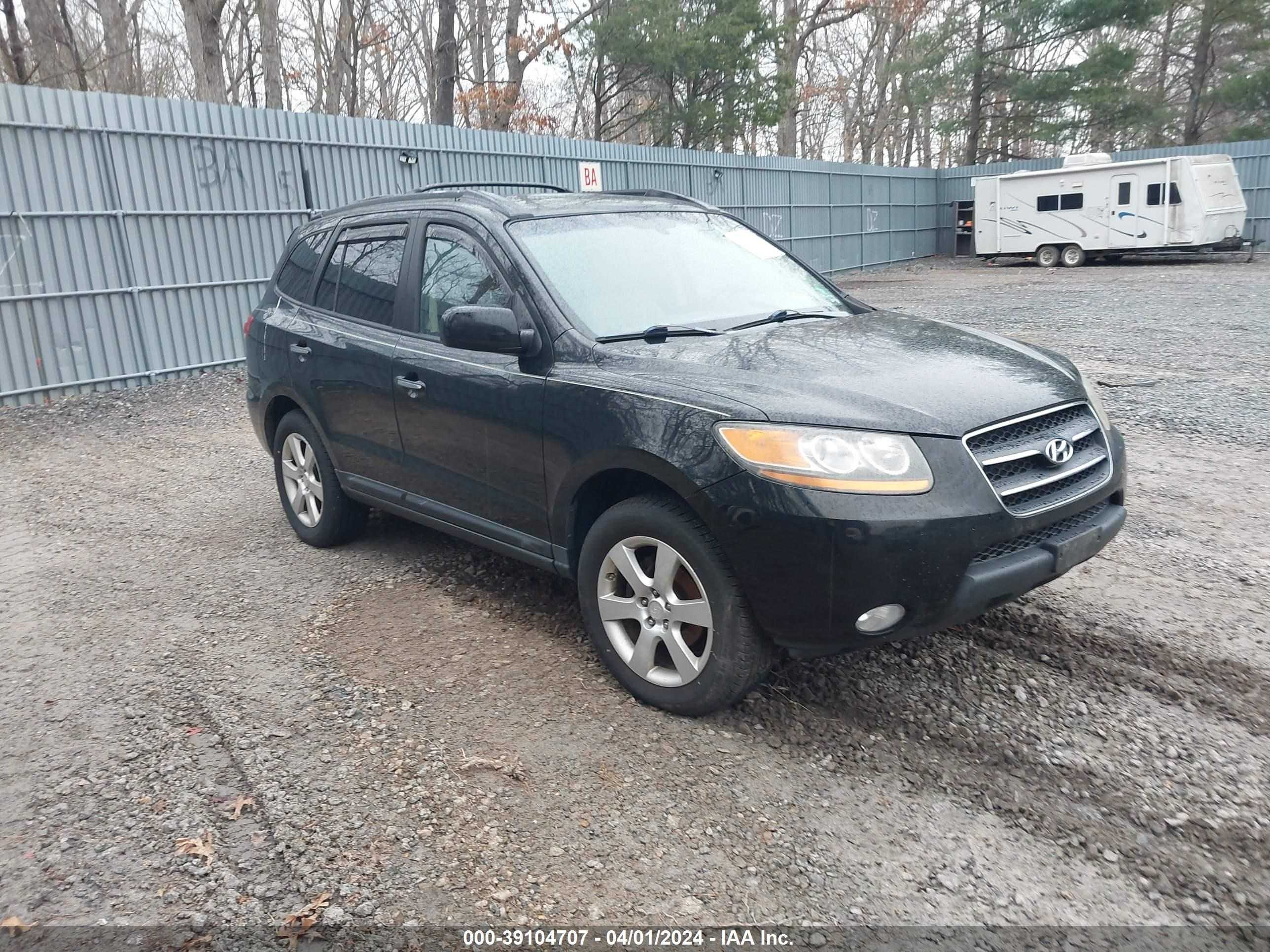 HYUNDAI SANTA FE 2008 5nmsh13ex8h183384