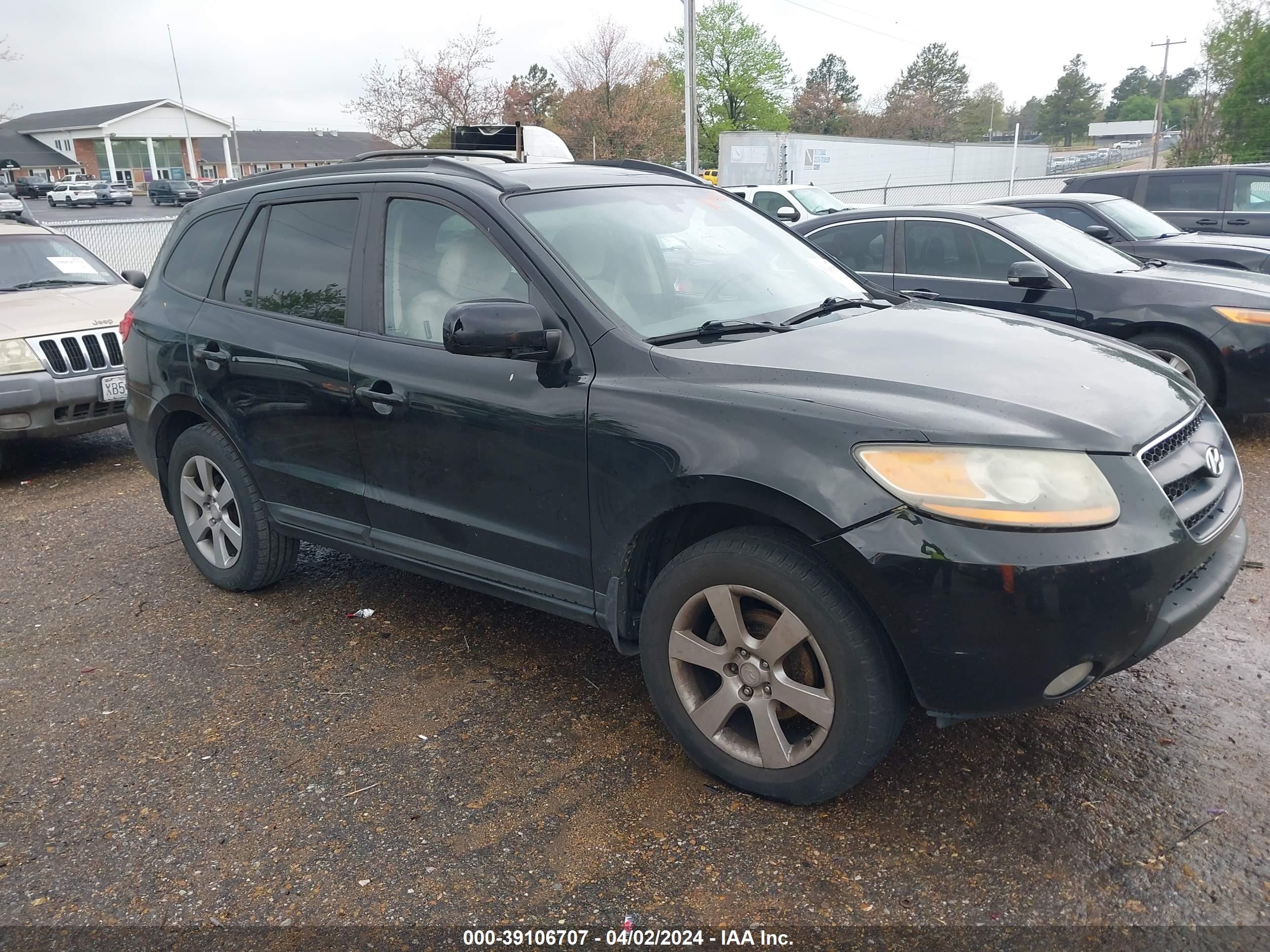 HYUNDAI SANTA FE 2008 5nmsh13ex8h186933