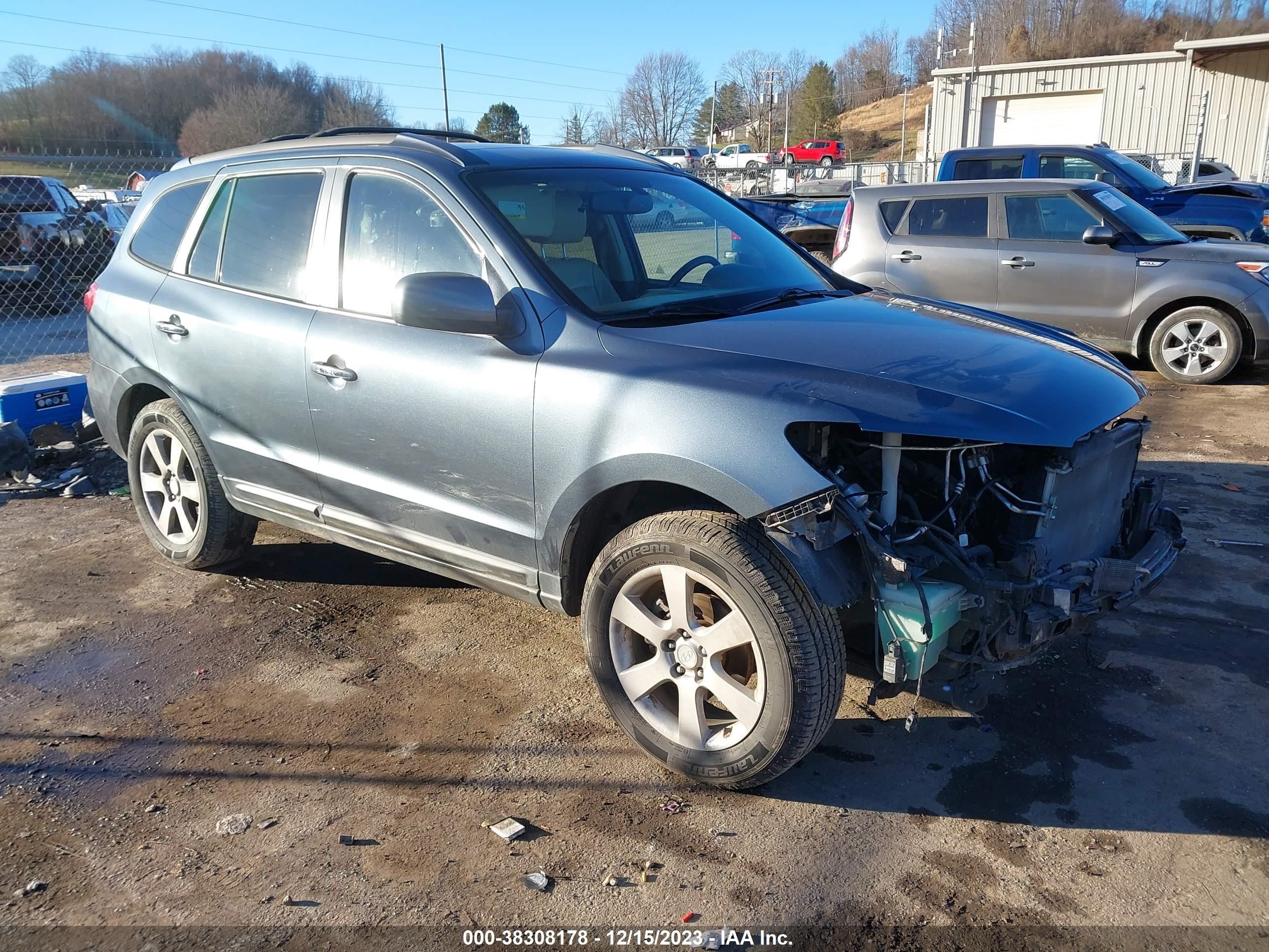 HYUNDAI SANTA FE 2009 5nmsh73e09h265158