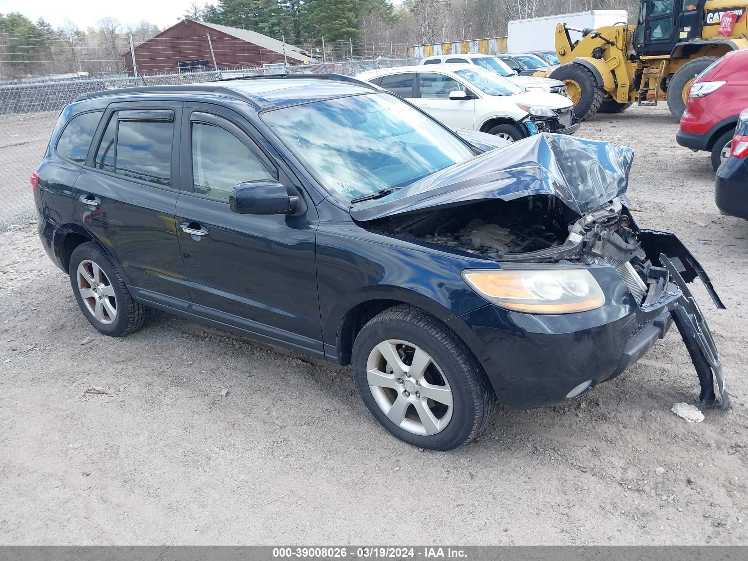 HYUNDAI SANTA FE 2008 5nmsh73e28h219555