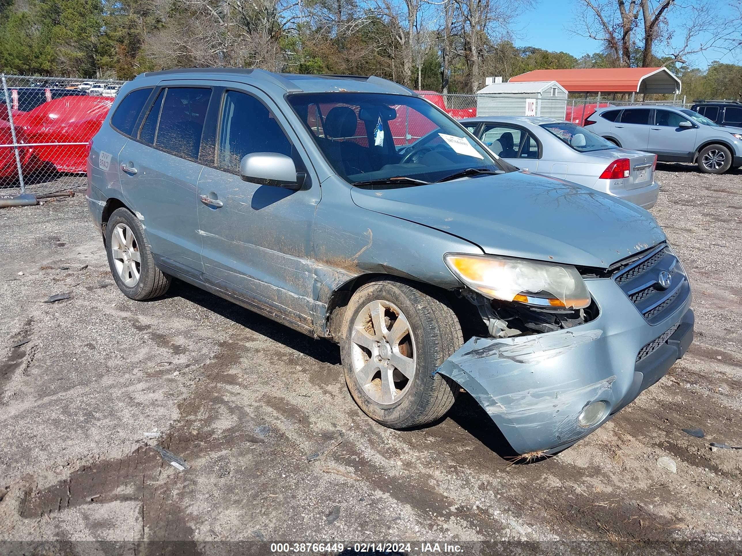 HYUNDAI SANTA FE 2008 5nmsh73e88h206633