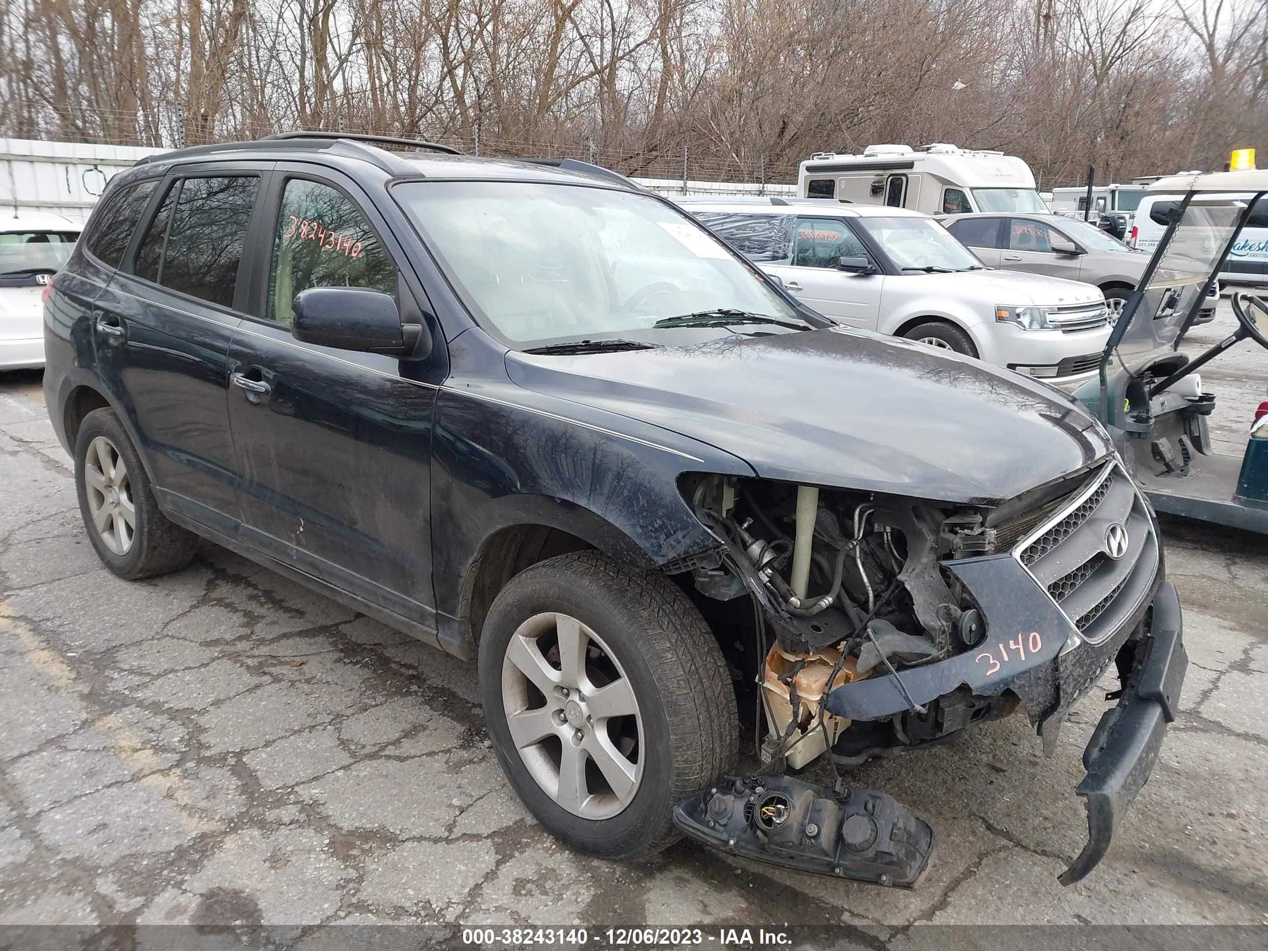 HYUNDAI SANTA FE 2007 5nmsh73e97h005144