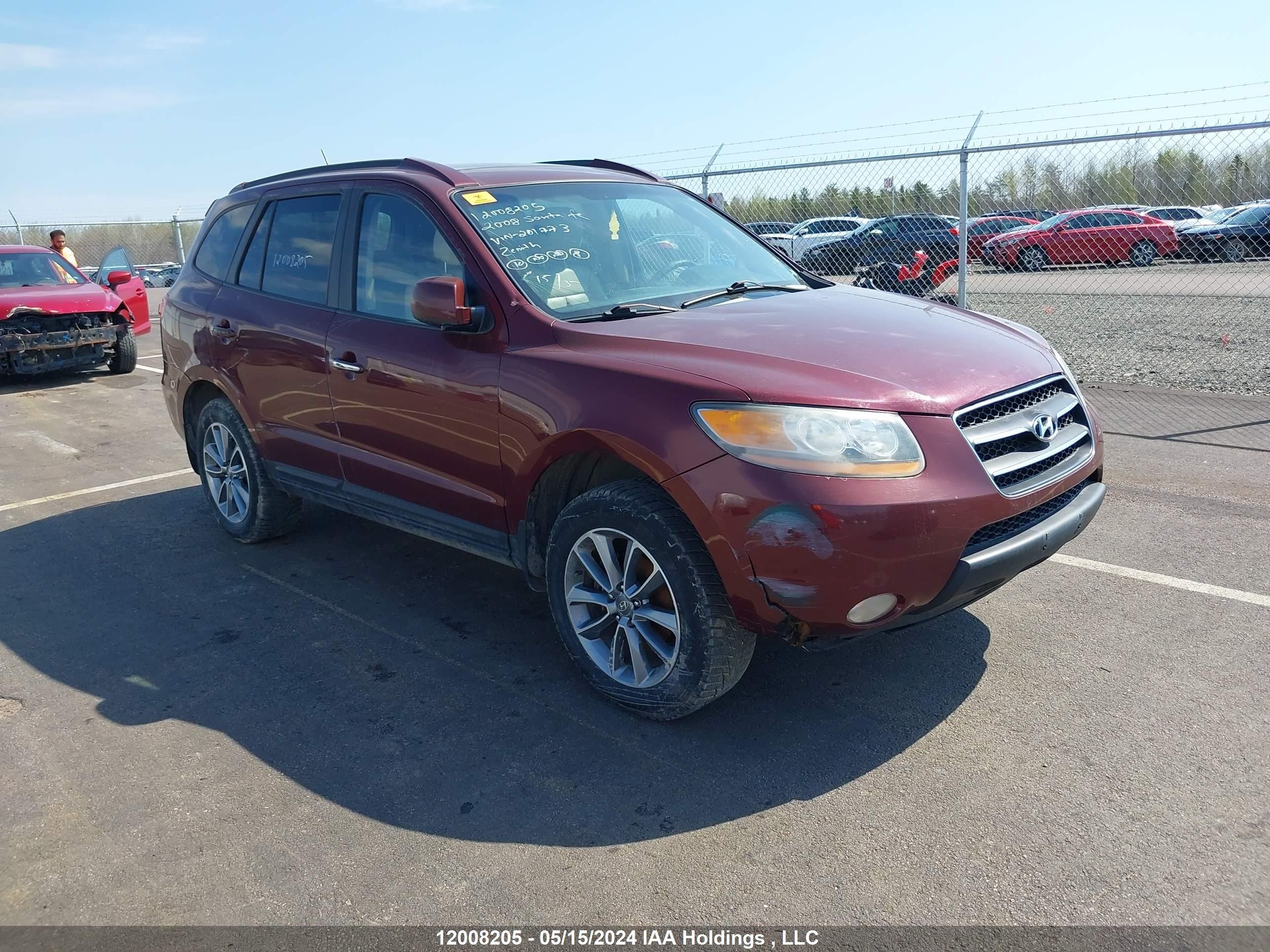 HYUNDAI SANTA FE 2008 5nmsh73ex8h201773