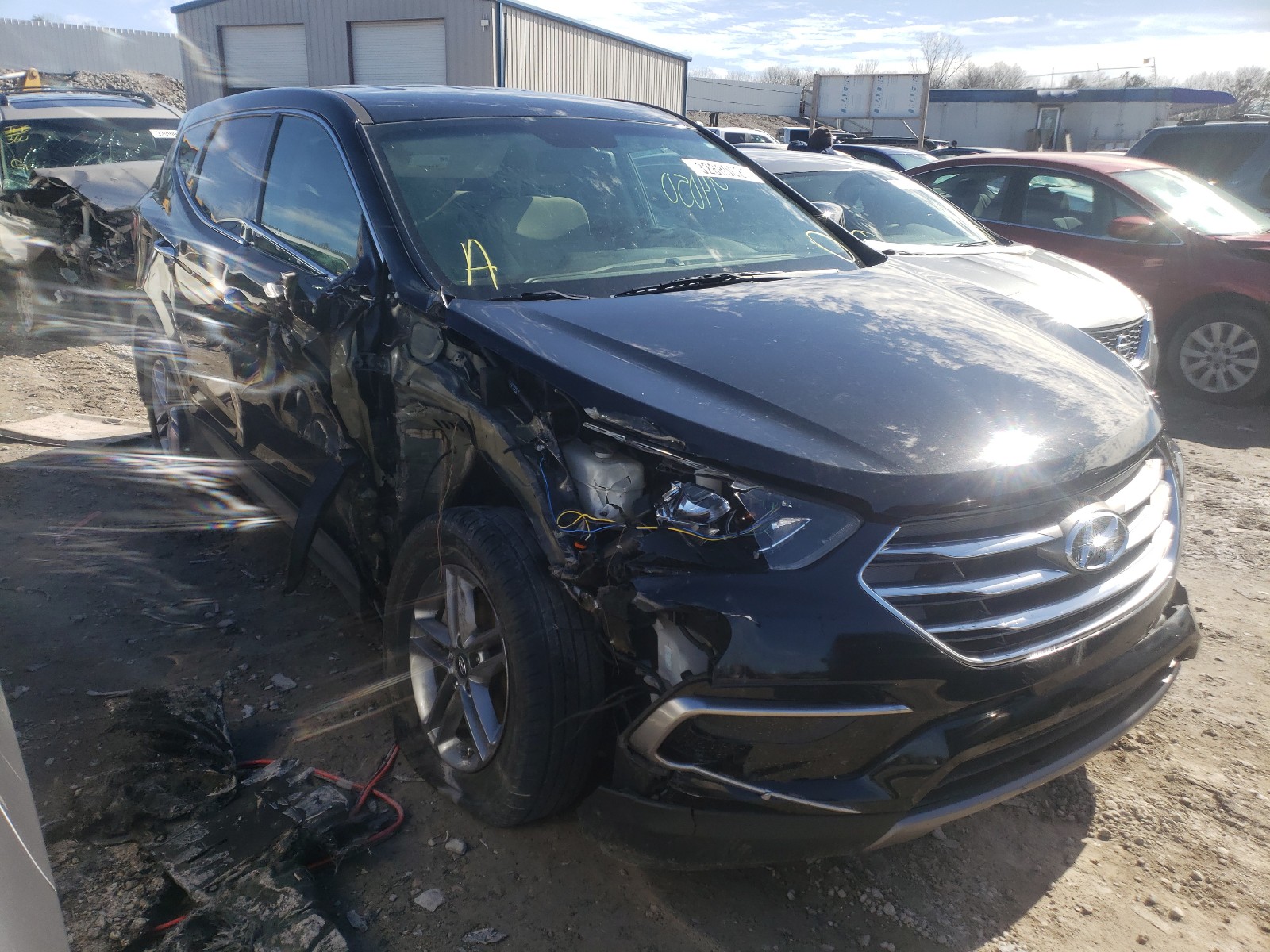 HYUNDAI SANTA FE S 2017 5nmzt3lb7hh017483