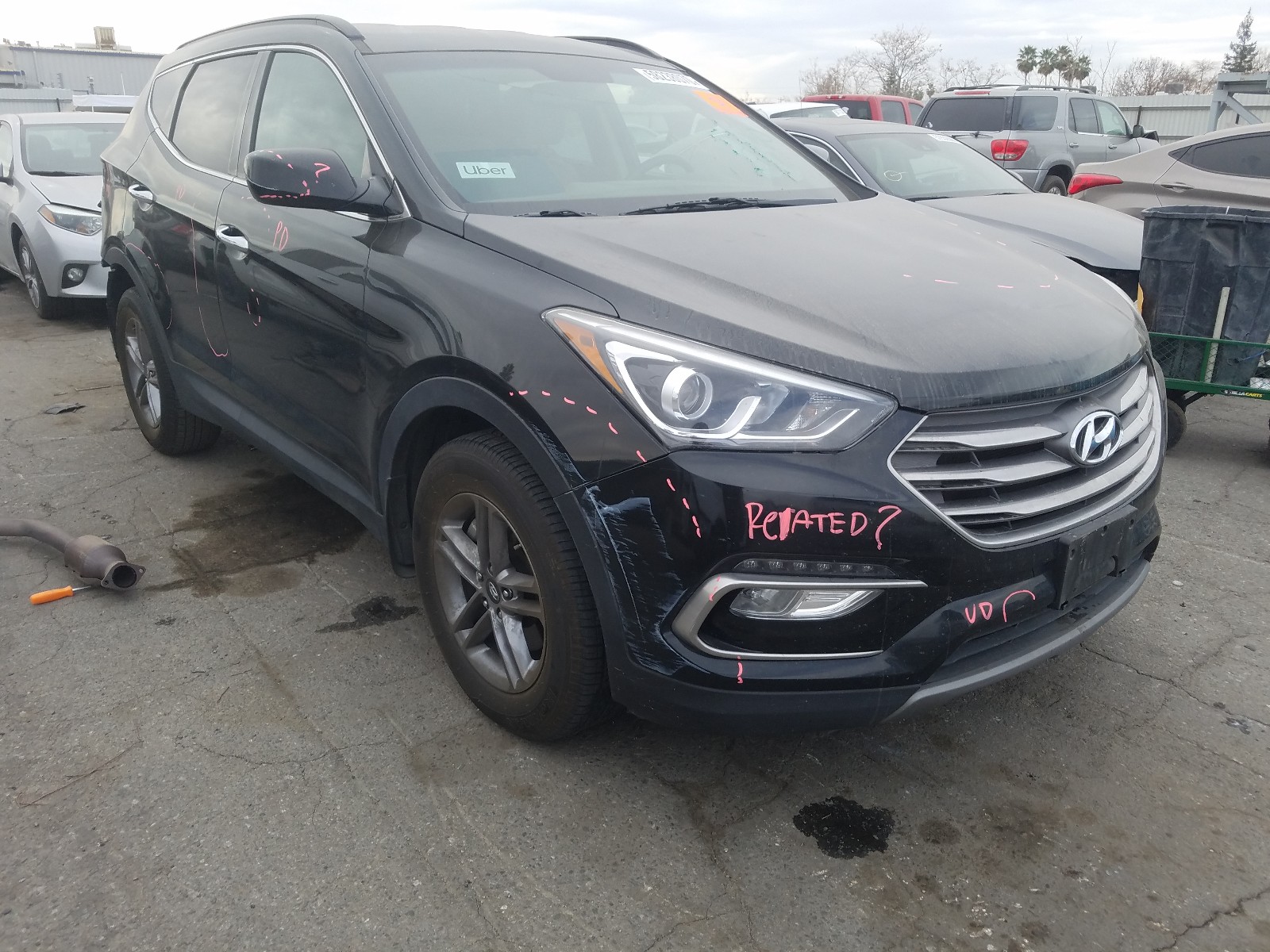 HYUNDAI SANTA FE S 2017 5nmzu3lb1hh007738