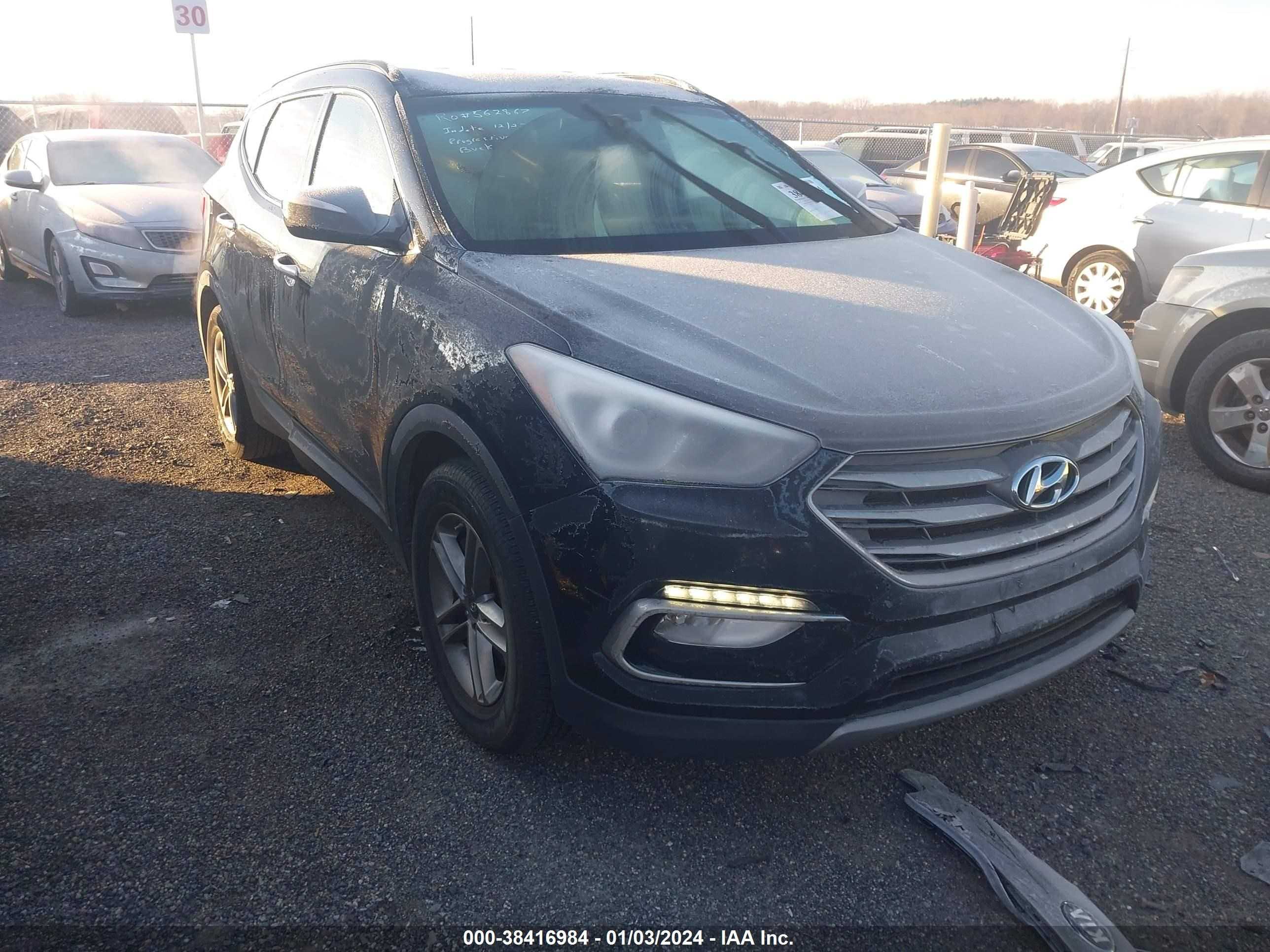 HYUNDAI SANTA FE 2017 5nmzudlb7hh024744