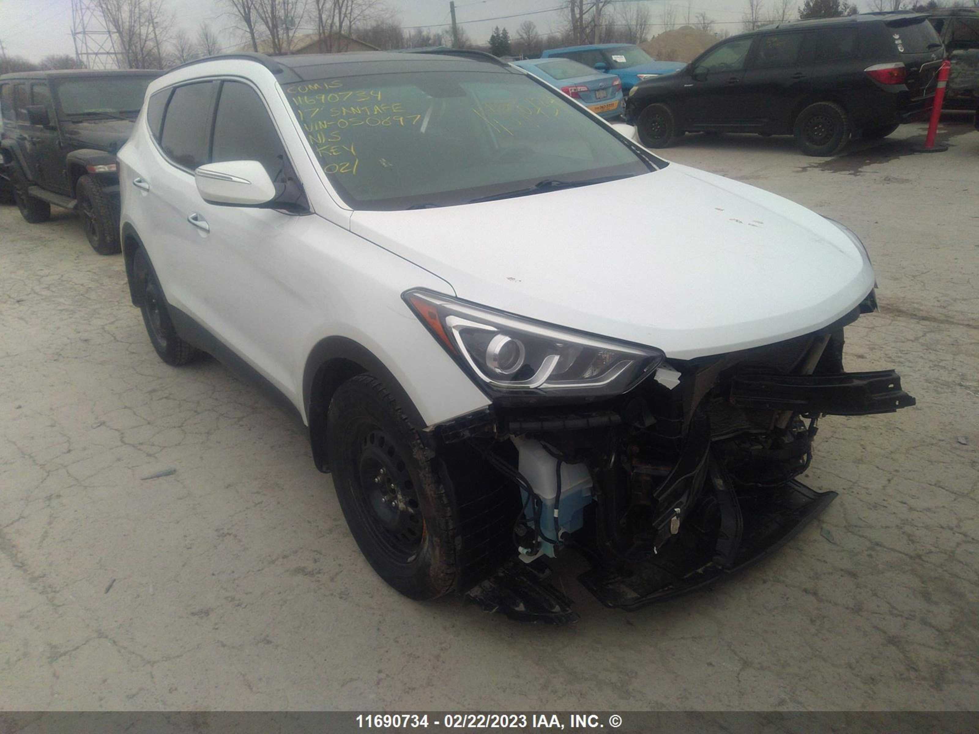 HYUNDAI SANTA FE 2017 5nmzudlb8hh050897