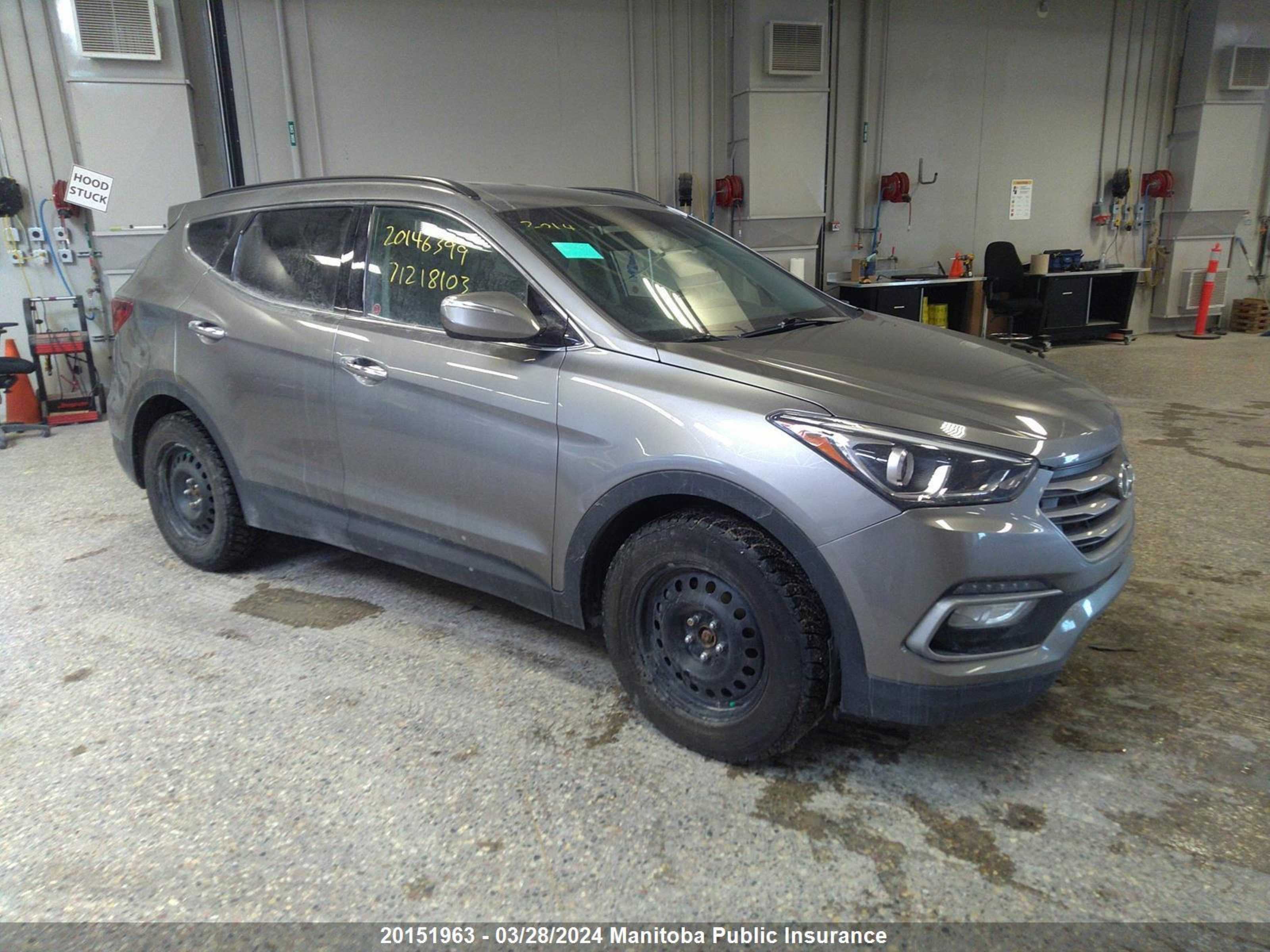 HYUNDAI SANTA FE 2017 5nmzudlb9hh049628