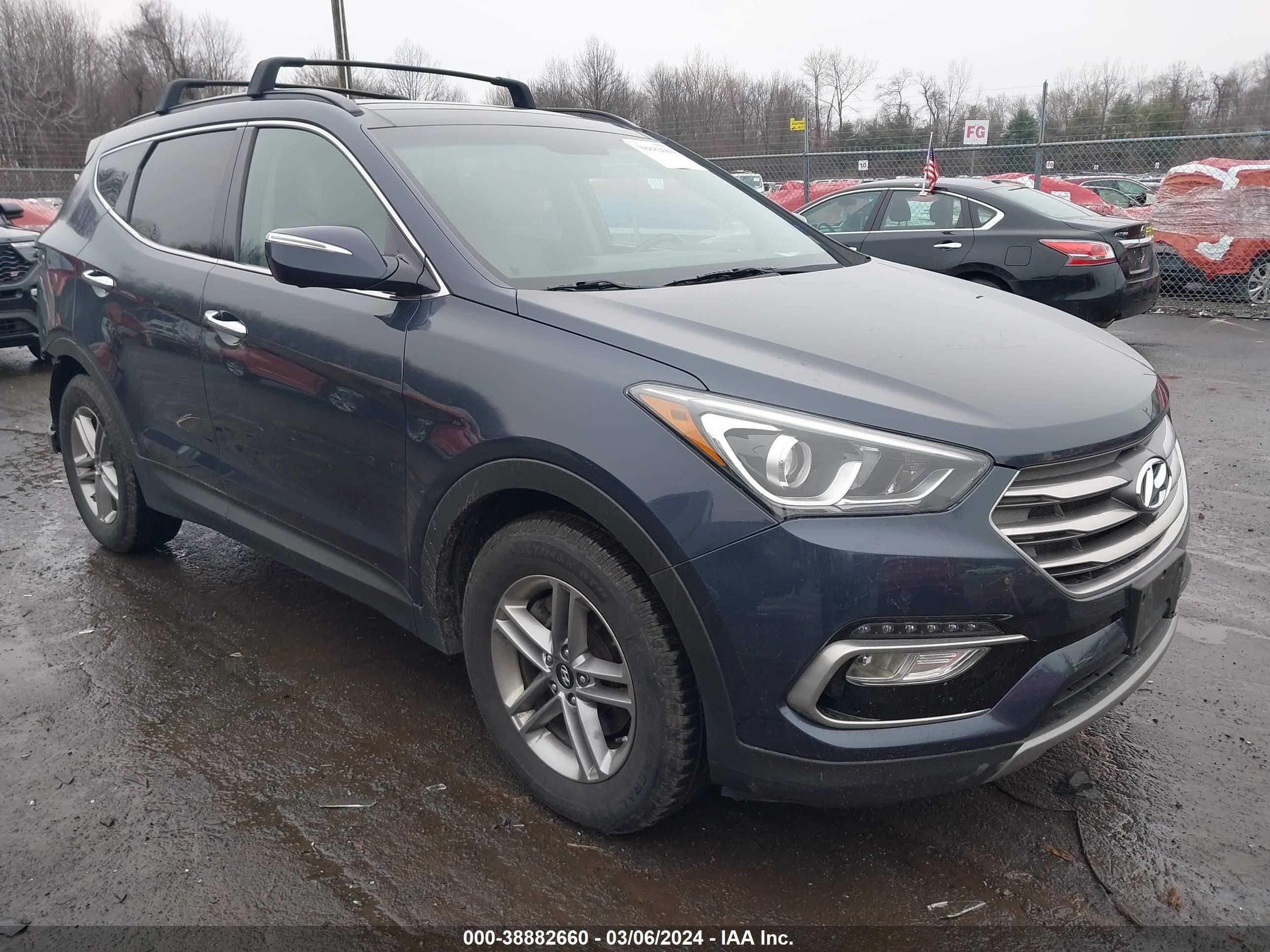 HYUNDAI SANTA FE 2017 5nmzudlbxhh032675