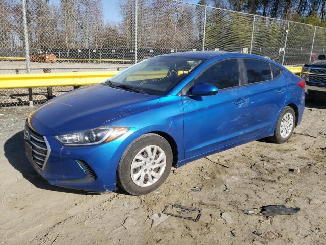 HYUNDAI ELANTRA SE 2017 5npd74lf0hh211153