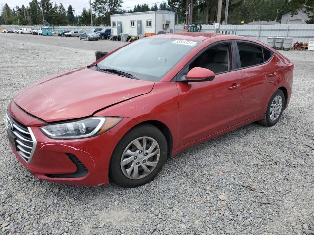 HYUNDAI ELANTRA SE 2017 5npd74lf1hh068181