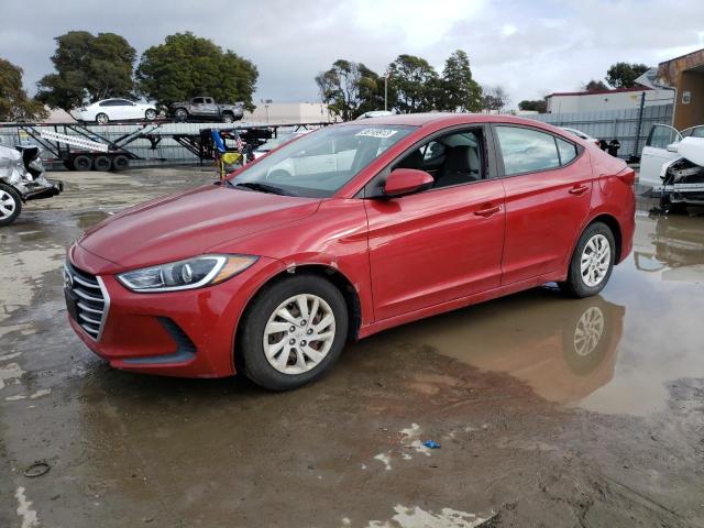 HYUNDAI ELANTRA SE 2017 5npd74lf2hh049493