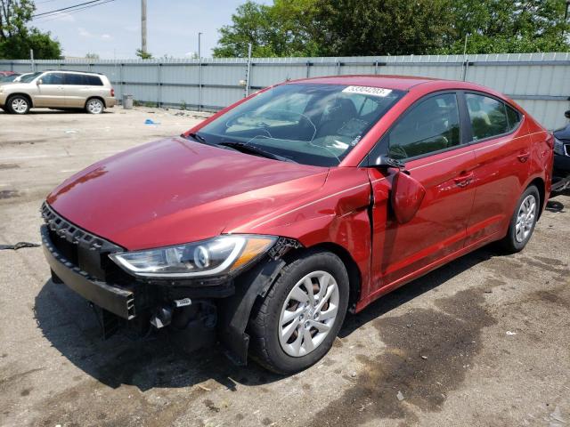 HYUNDAI ELANTRA SE 2018 5npd74lf2jh308392