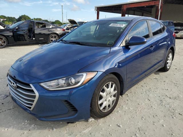 HYUNDAI ELANTRA SE 2017 5npd74lf4hh084469