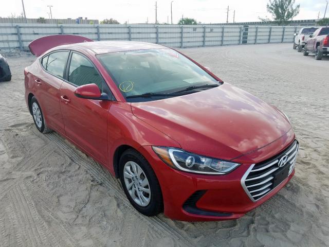 HYUNDAI ELANTRA SE 2017 5npd74lf7hh151131