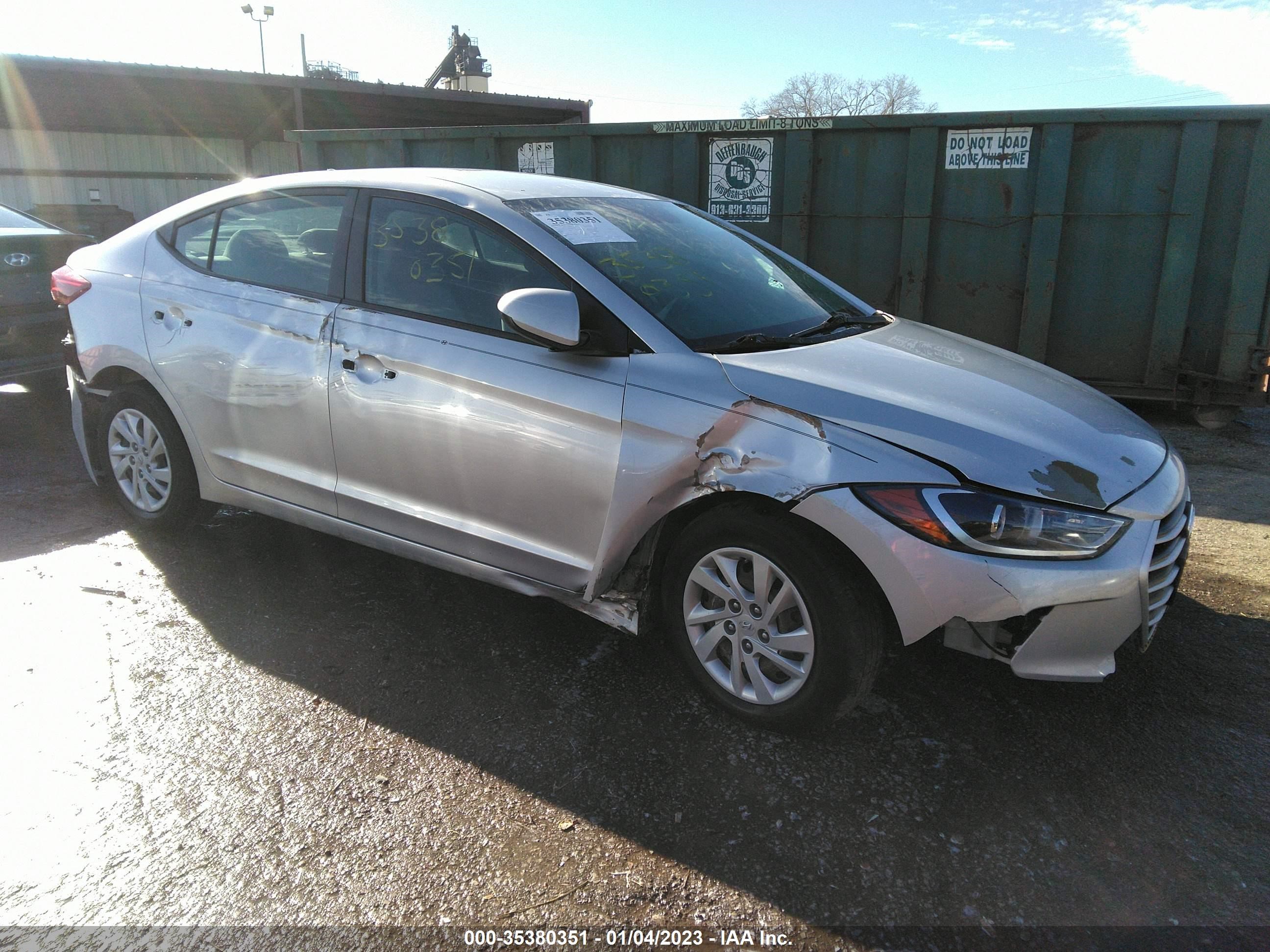 HYUNDAI ELANTRA 2017 5npd74lf9hh066310