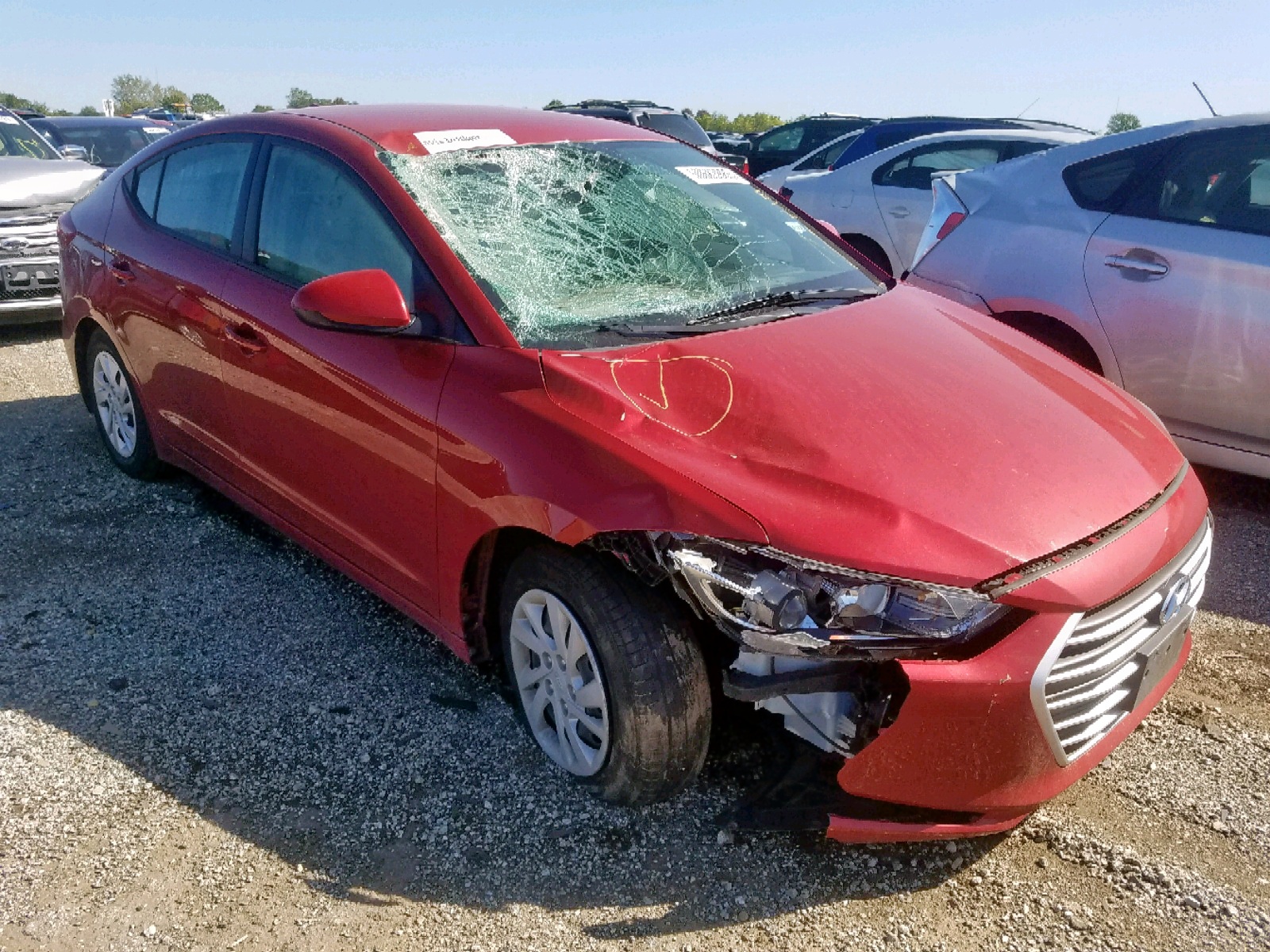 HYUNDAI ELANTRA SE 2017 5npd74lf9hh200037