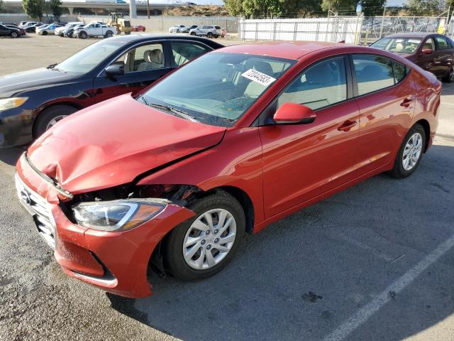 HYUNDAI ELANTRA SE 2017 5npd74lfxhh115529