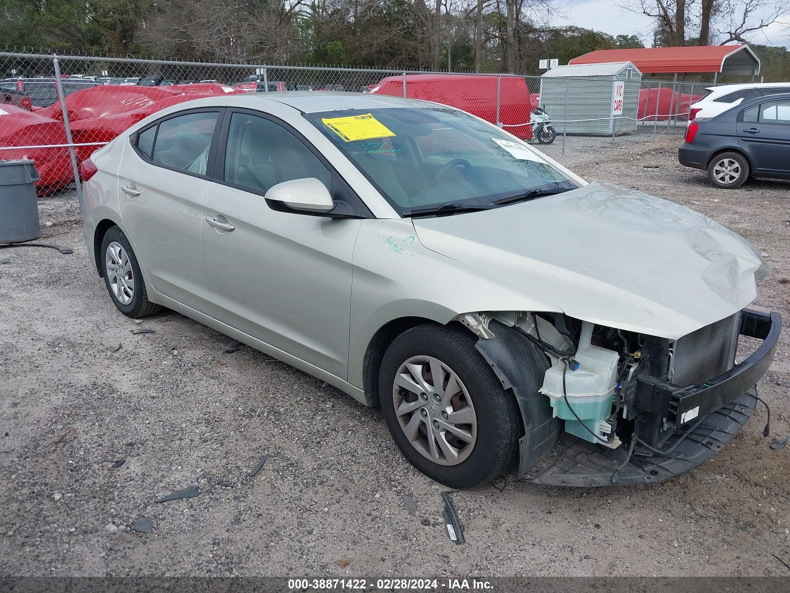 HYUNDAI ELANTRA 2017 5npd74lfxhh135280