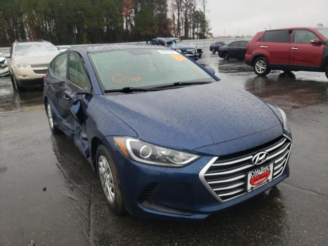 HYUNDAI ELANTRA SE 2017 5npd74lfxhh165671