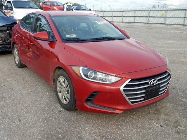 HYUNDAI ELANTRA SE 2017 5npd74lfxhh200483