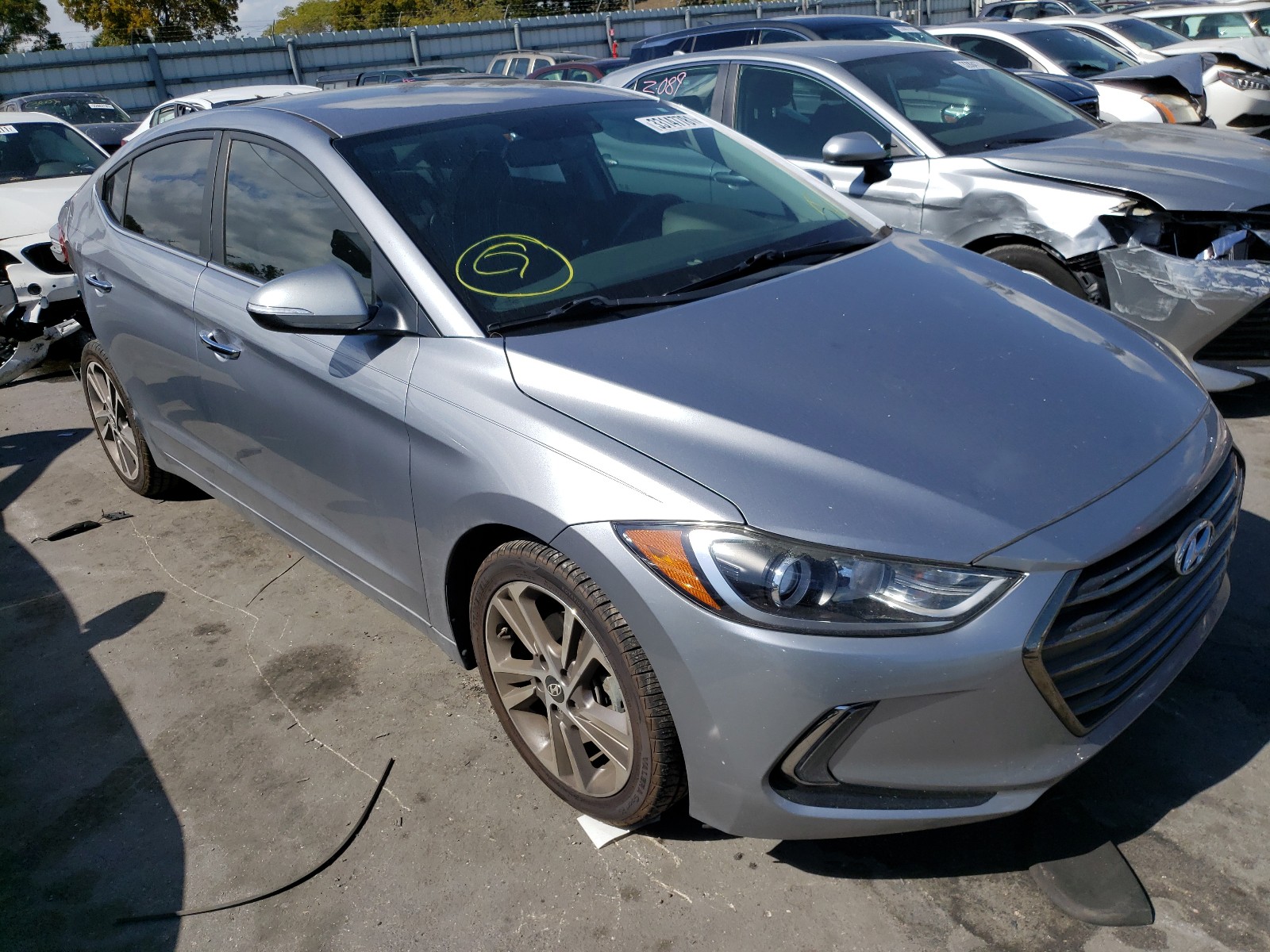 HYUNDAI ELANTRA SE 2017 5npd84lf0hh017347