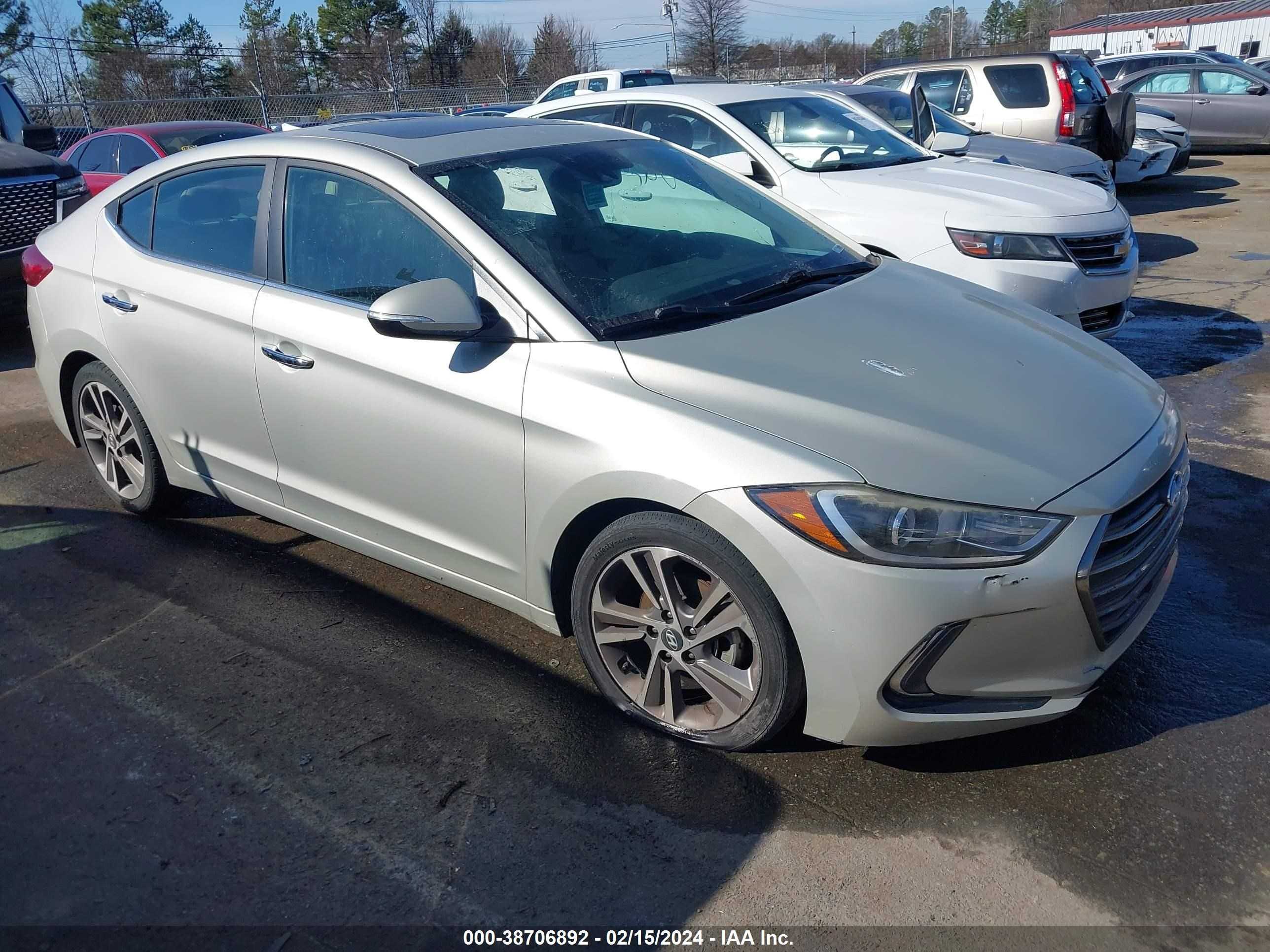 HYUNDAI ELANTRA 2017 5npd84lf0hh035315