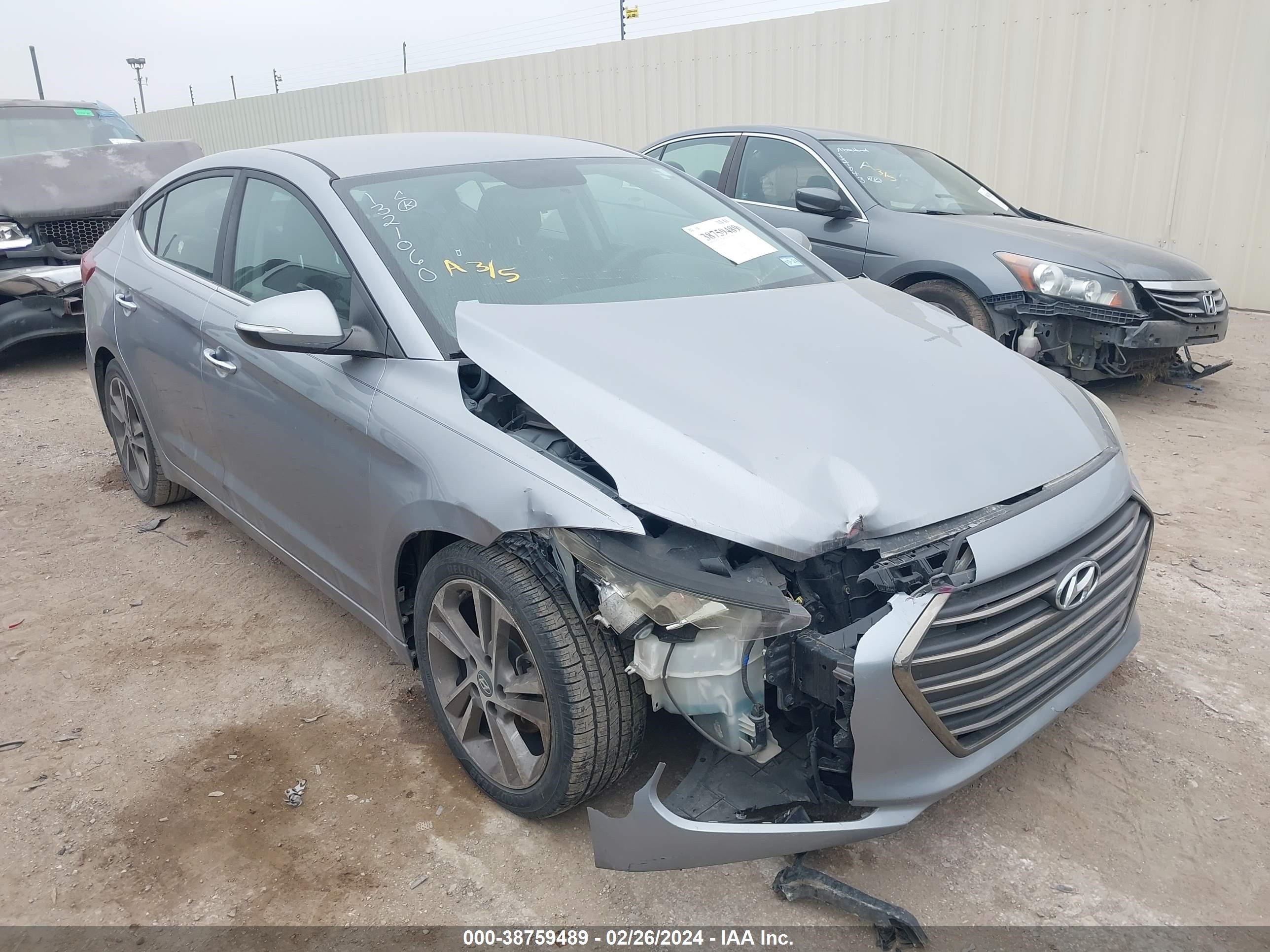 HYUNDAI ELANTRA 2017 5npd84lf0hh065303