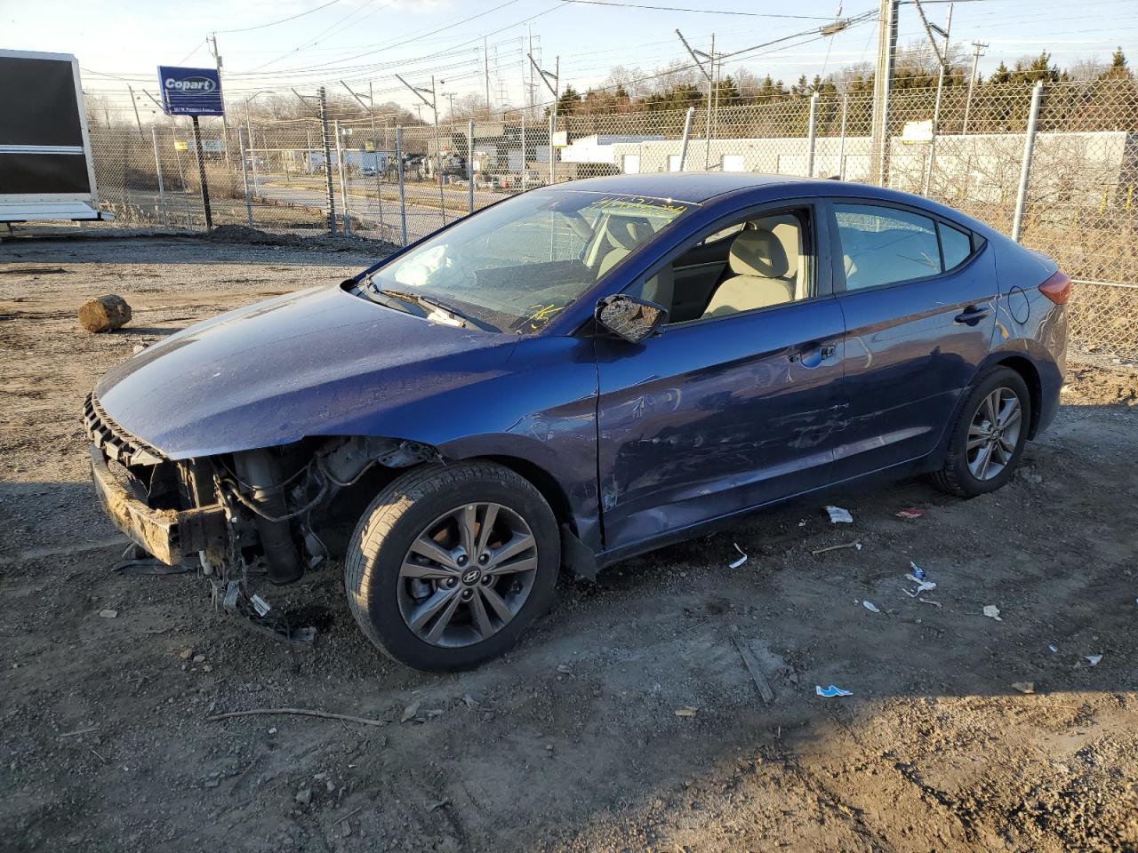 HYUNDAI ELANTRA 2018 5npd84lf0jh217957