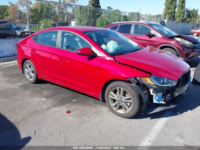 HYUNDAI ELANTRA 2018 5npd84lf0jh259447