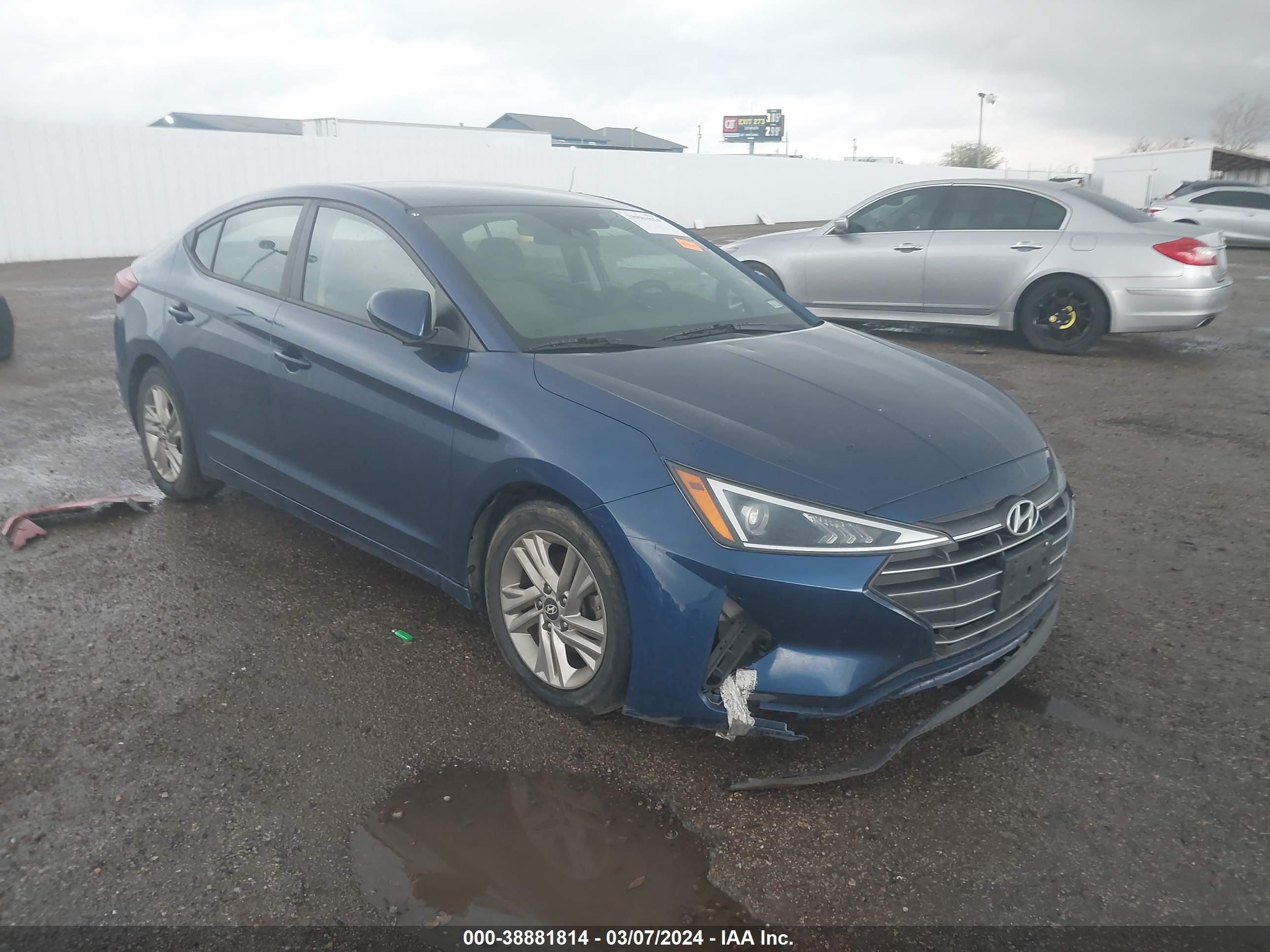 HYUNDAI ELANTRA 2019 5npd84lf0kh436967