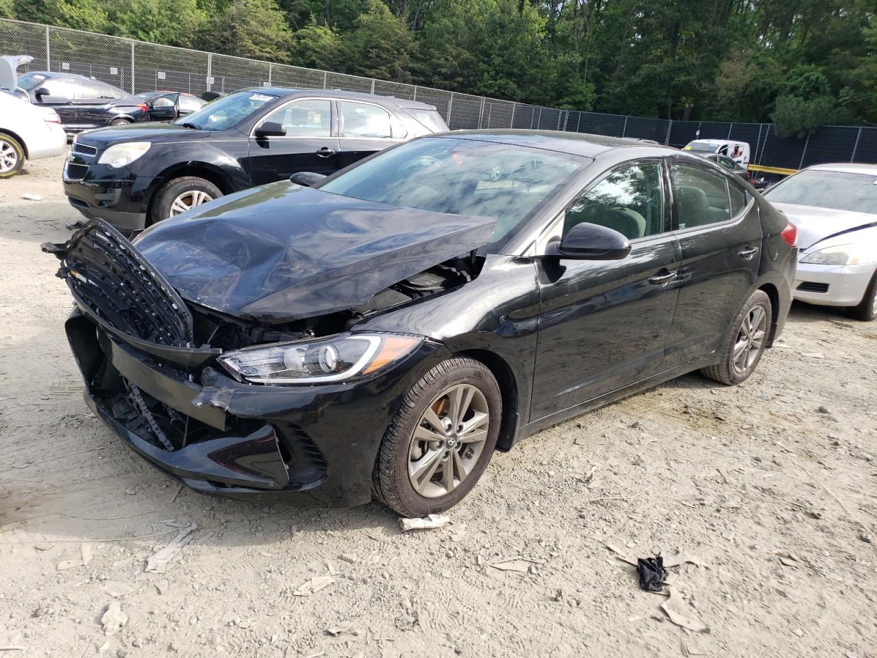 HYUNDAI ELANTRA 2018 5npd84lf1jh227283