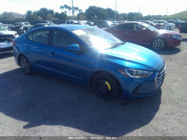 HYUNDAI ELANTRA 2018 5npd84lf1jh370430